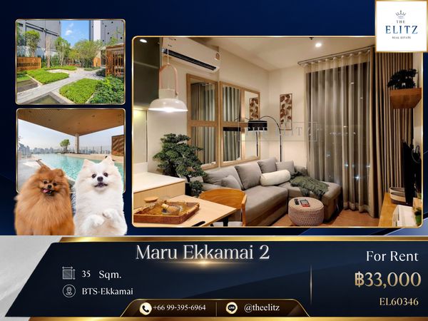 ✨ Welcome Your Pets | Premium High-Rise Residence In Ekkamai - Exceptional Sky Facilities & Rooftop Garden | Seamless City Living & Transit Access - Perfect Sanctuary ✨