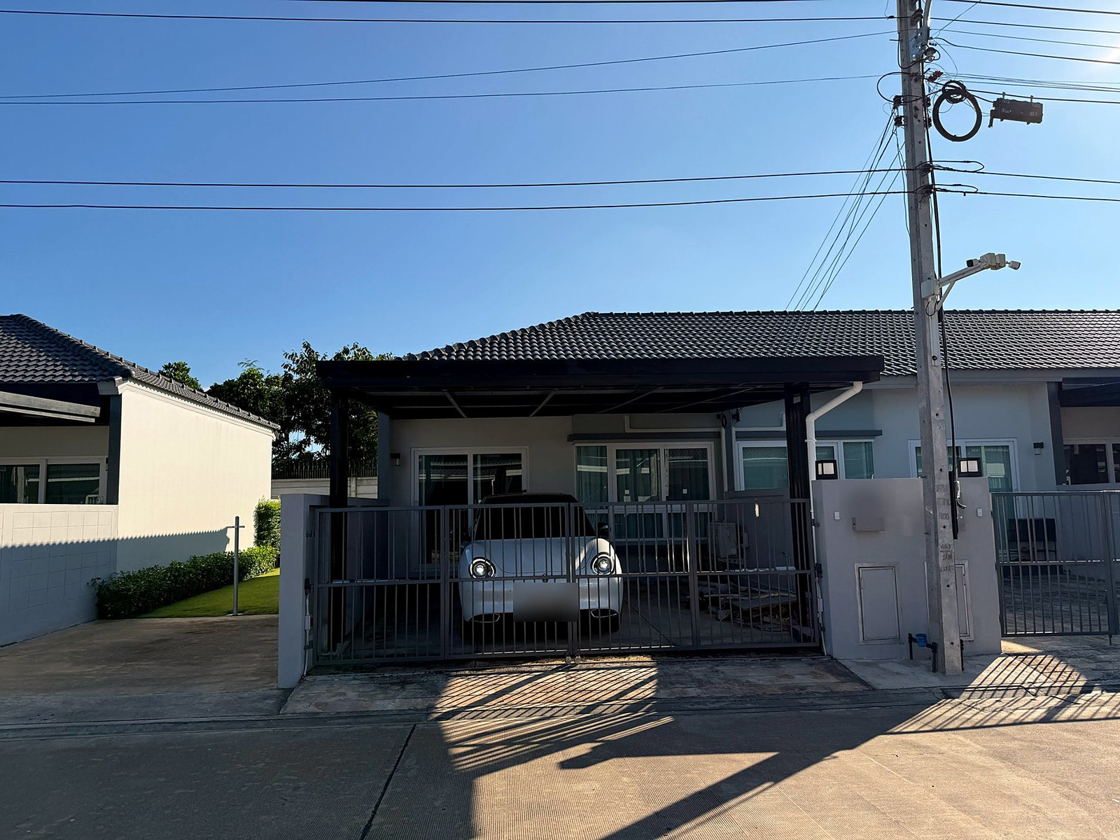 One-story townhome for rent, Supalai Primo Nang Lae, near Mae Fah Luang University, with furniture, 10,000 baht.