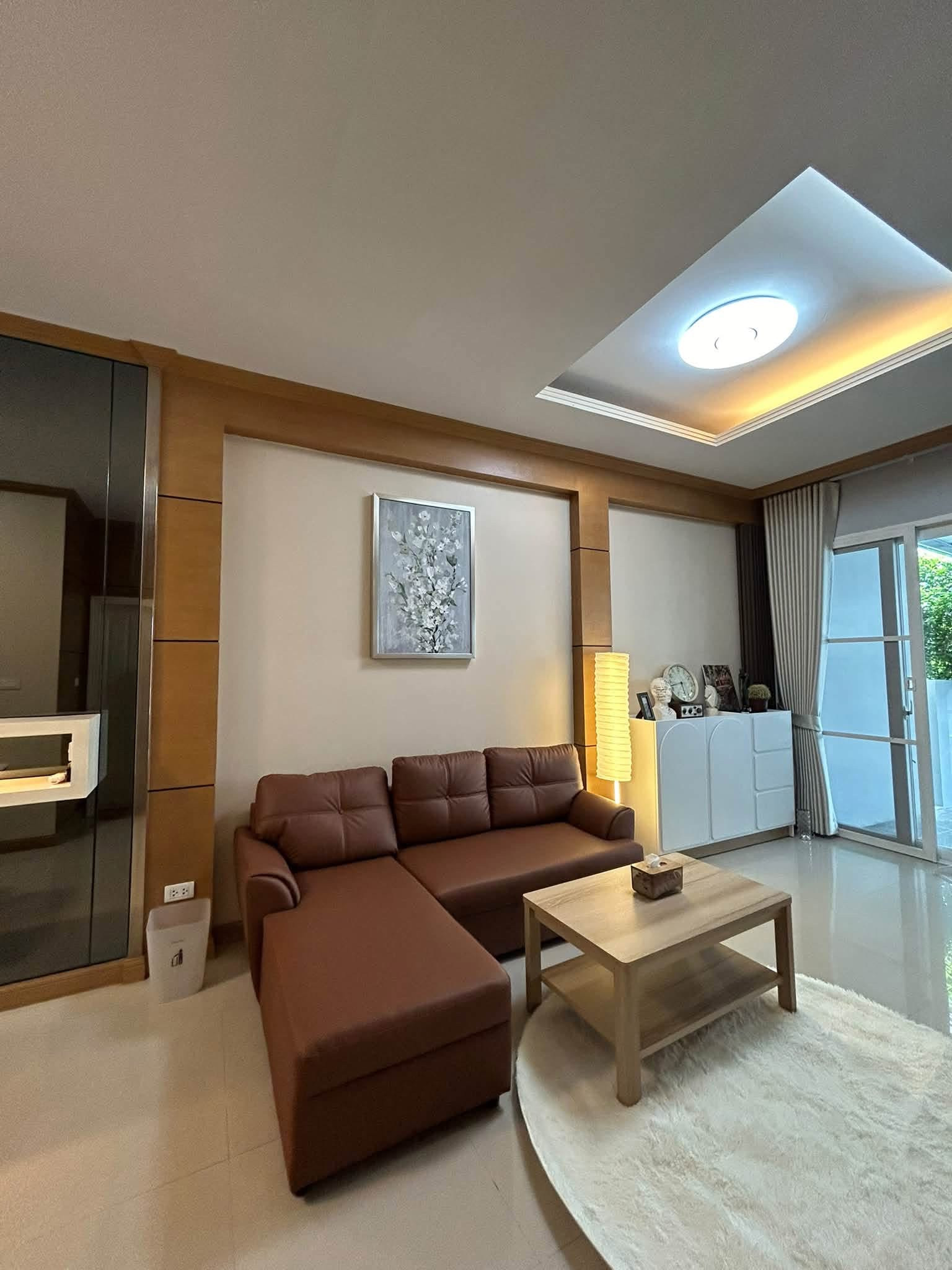 Townhome for rent, newly renovated Baan Klang Muang S-Sense Rama 9–Lat Phrao, opposite Town in Town, near Central Rama 9. Townhome for rent, newly renovated Baan Klang Muang S-Sense Rama 9–Lat Phrao, opposite Town in Town, near Central Rama 9.