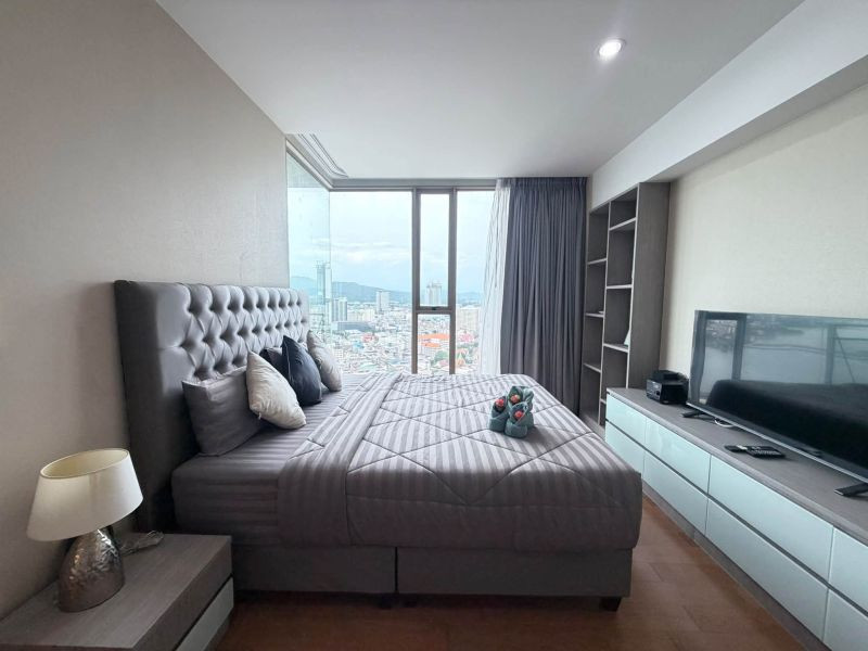 For rent: Marina Bayfront Sriracha, 1 bedroom, sea & city view, high floor, move-in ready. For rent: Marina Bayfront Sriracha, 1 bedroom, sea & city view, high floor, move-in ready.