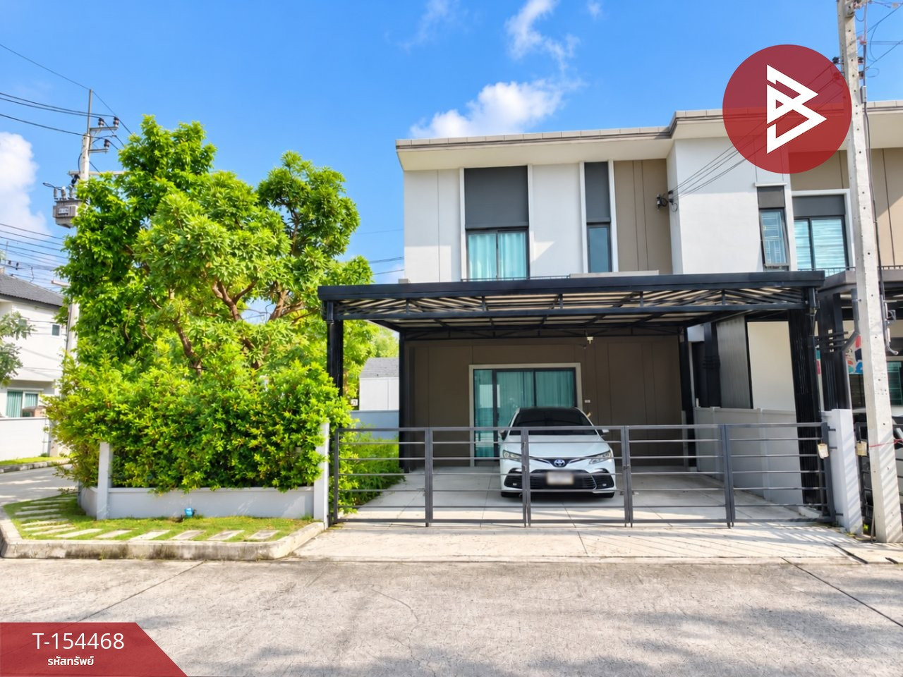 Semi-detached house for sale, Apitown Village, Chachoengsao (Apitown Chachoengsao)