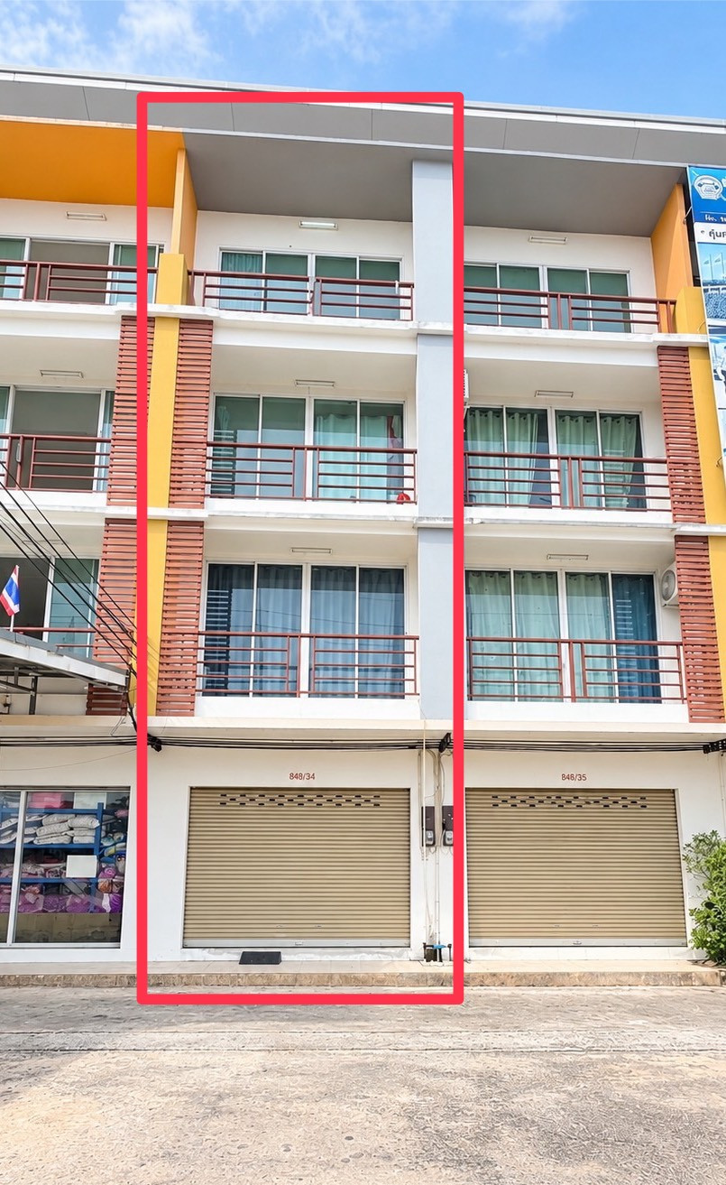 ขายอาคารพาณิชย์ 4 ชั้น (848/34) เจริญสินธานี อีสเทิร์น 4 ห้องโล่ง 4 ห้องน้ำ ทำเลดีใกล้นิคมฯ WHA และโรบินสัน บ่อวิน ขายอาคารพาณิชย์ 4 ชั้น (848/34) เจริญสินธานี อีสเทิร์น 4 ห้องโล่ง 4 ห้องน้ำ ทำเลดีใกล้นิคมฯ WHA และโรบินสัน บ่อวิน