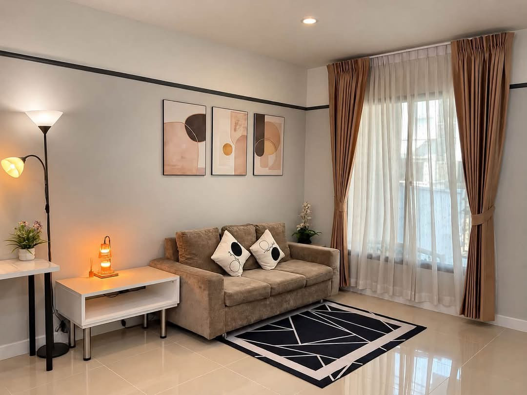 🏡 Pleno Sukhumvit Bangna ✨Newly renovated townhome. Ready to move in 🛍️Behind MEGA Bangna there is a shortcut to the mall. without having to leave the main road