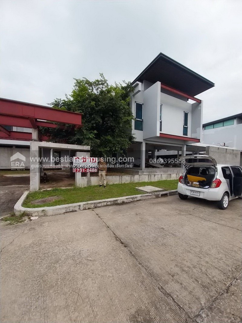 ขาย โครงสร้างบ้านเดี่ยวหรู ก่อสร้างเสร็จแล้ว 70% ม.ปัญญารามอินทรา 362.7 ตรว. – รูปที่ 3