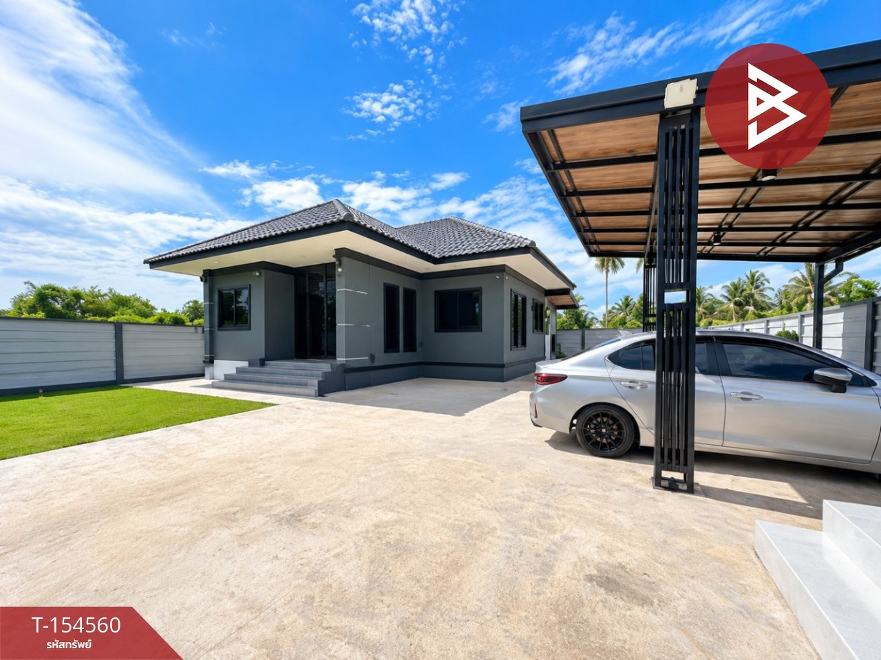 1-story detached house for sale, area 1 ngan, Amphawa, Samut Songkhram. – รูปที่ 2