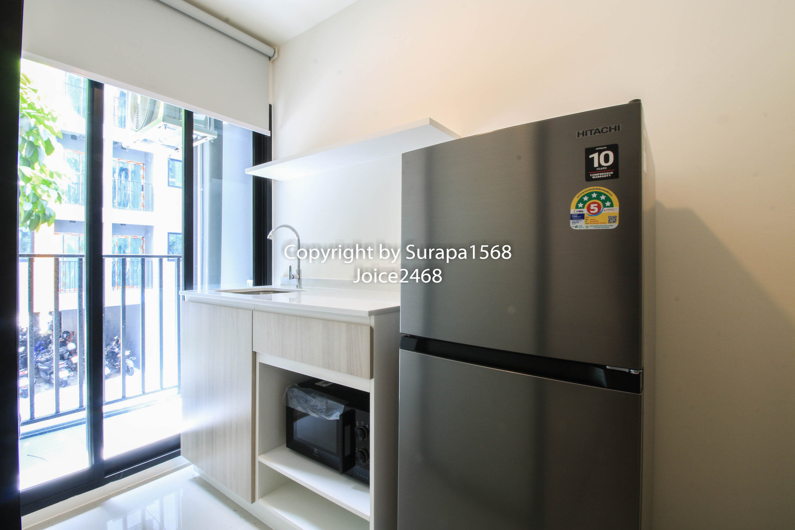 Condo for rent, The Origin Bang Khae, Phetkasem, Kanlapaphruek, corner room 24.5 sq m, Building A, Studio, 2nd floor, new room, near the MRT. – รูปที่ 2