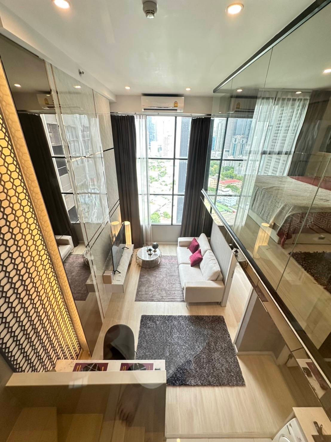 ให้เช่า คอนโด Duplex ขนาด 2 ห้องนอน เฟอร์นิเจอร์ครบ – รูปที่ 2