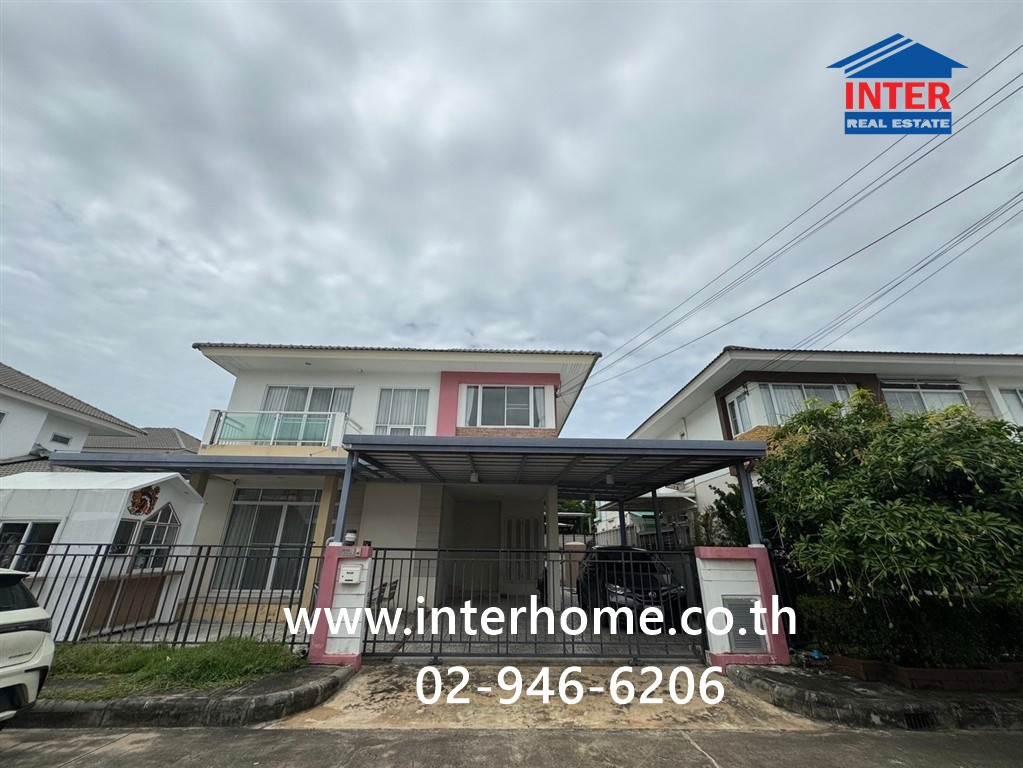 2-story detached house, 54.1 sq m, Trendy Thara Village, Rama 2, Soi Anamai Ngam Charoen 11, Rama 2 Road, Soi 47, Bang Khun Thian District. Bangkok