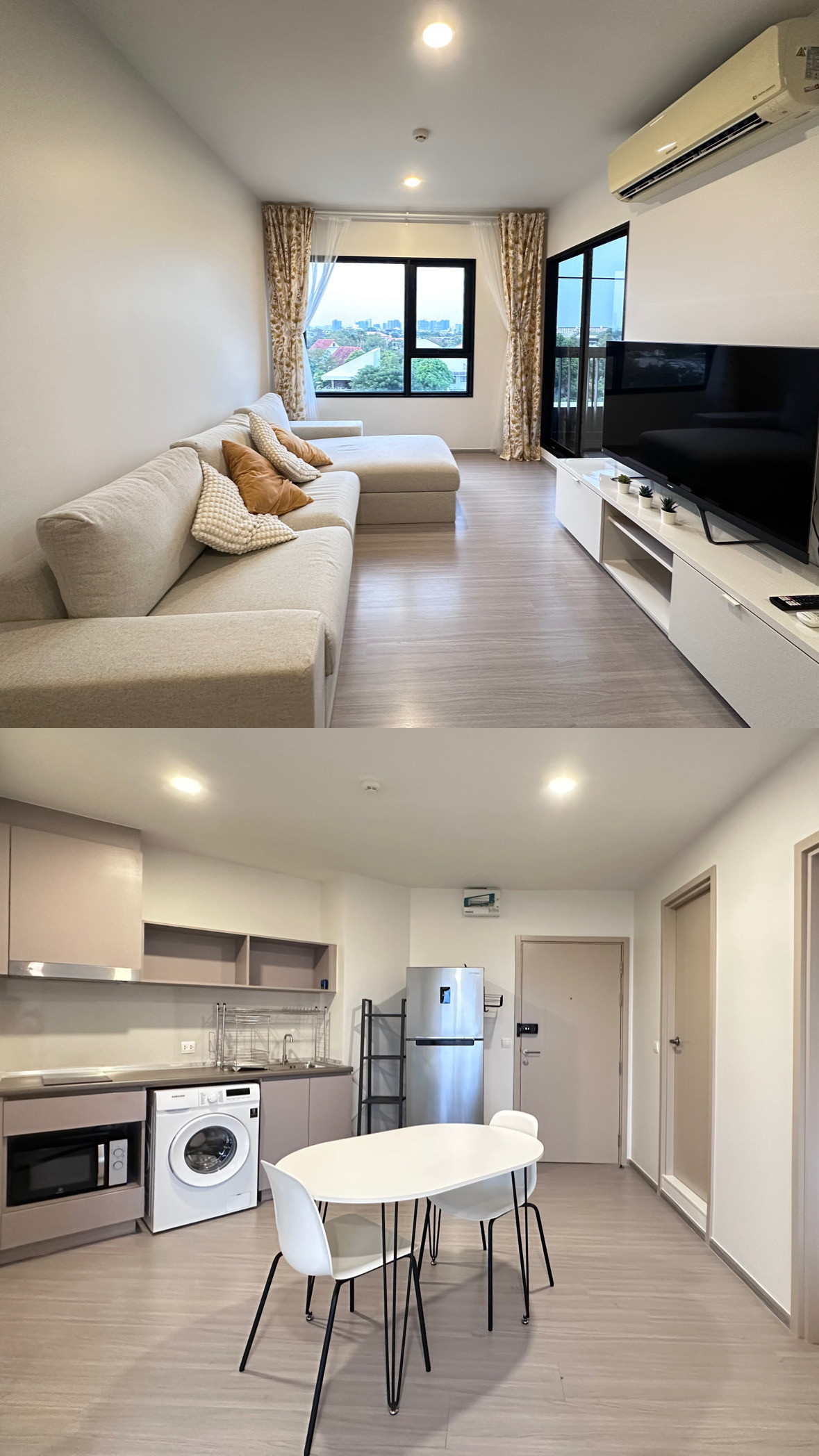 ขายคอนโด Aspire สุขุมวิท-อ่อนนุช 2 นอน 1 น้ำ วิวสวนกับแม่น้ำ มีรถรับส่ง BTS  – รูปที่ 2