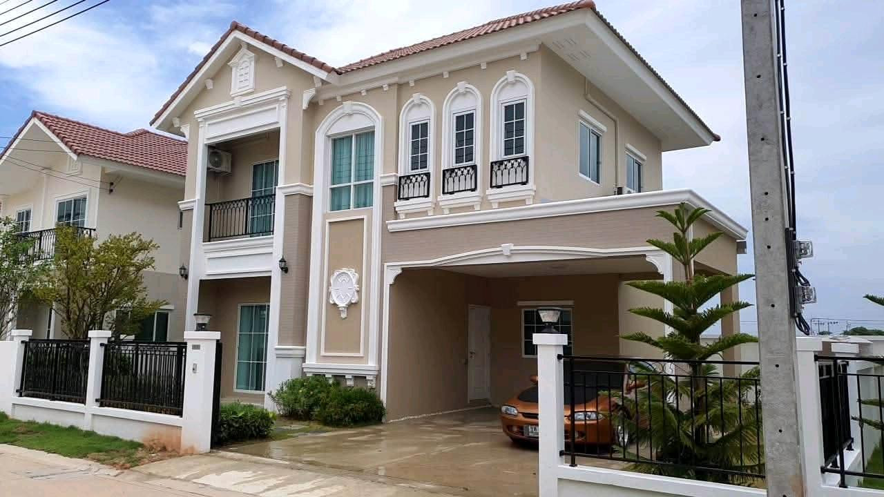 บ้านเดี่ยวโครงการใหม่ สไตล์ French Colonial บ้านใหม่จากโครงการ พร้อมเฟอร์นิเจอร์พื้นฐานและเครื่องใช้ไฟฟ้าที่จำเป็น ค่าเช่าเพียง 27,000 บาท/เดือน พร้อมเข้าอยู่  – รูปที่ 2