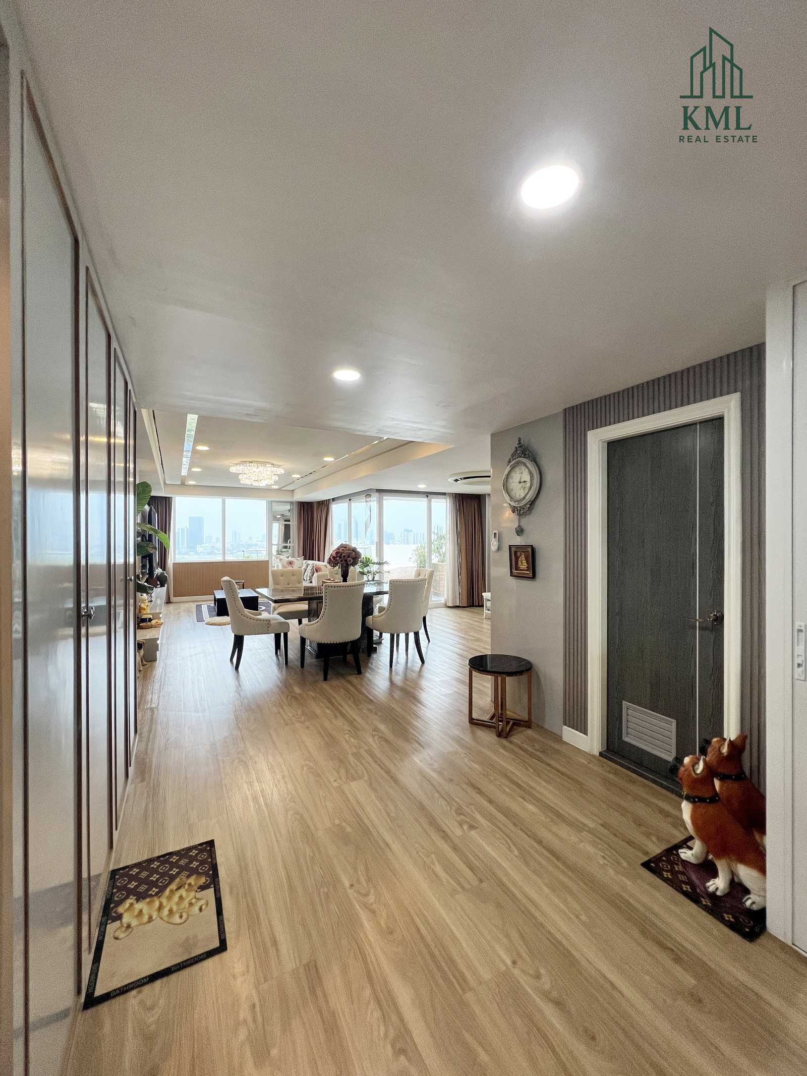🔑🛋️ หิ้วกระเป๋าเข้าอยู่ ห้องมุม 2 นอน ตกแต่งหรูครบทุกอย่าง Royal Nine Residence พระราม 9 – รูปที่ 4