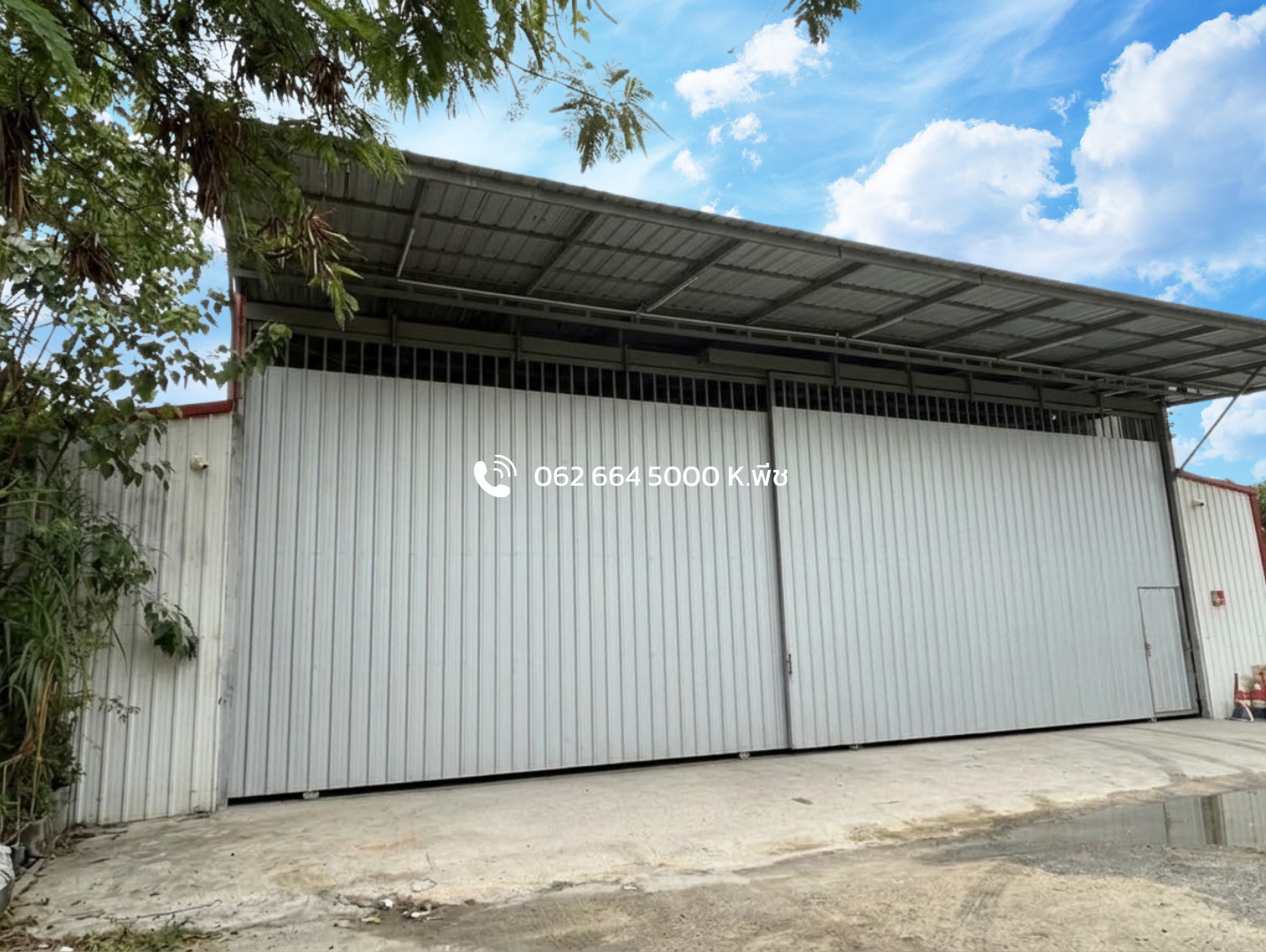 Warehouse for rent 500 sq m. | Rama 9, Mengjai, near the expressway 📍