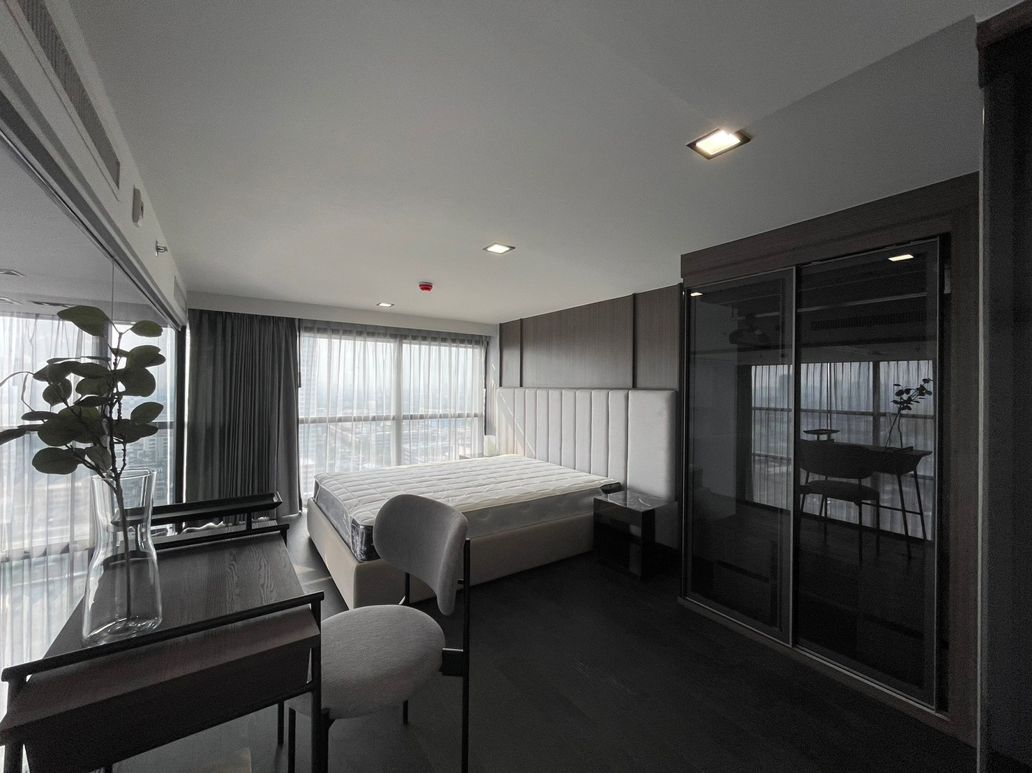 For Rent Conner Ratchathewi, Loft room, corner, 12A floor, Sunset view, price 45,000 baht. – รูปที่ 2