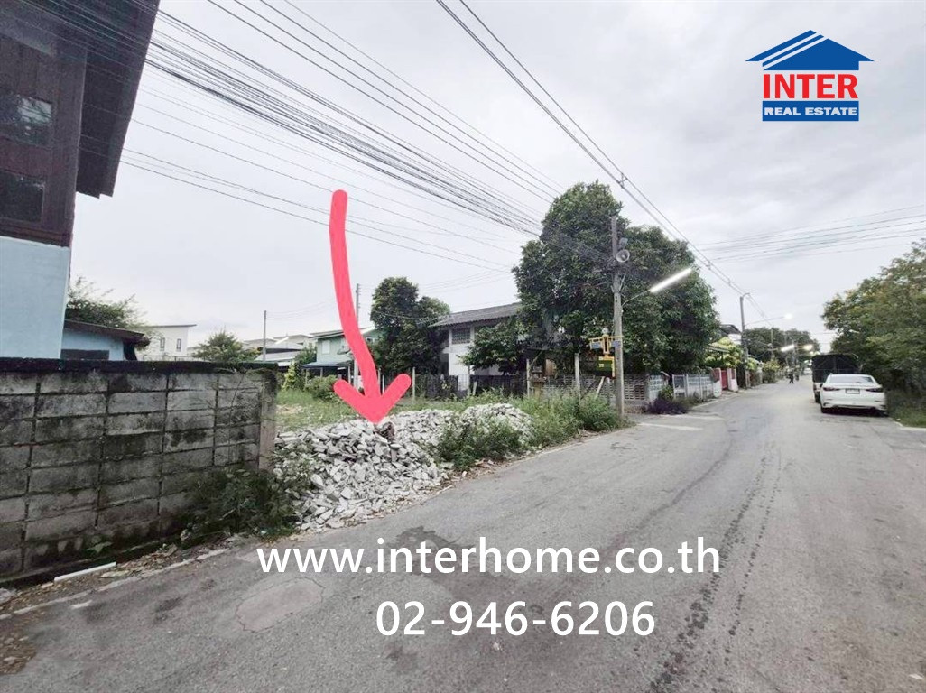 Empty land 165 sq m. Land for sale, Soi Sa-at Phatthana, Pathum Thani, near Wat Khian Khet. Soi Sa-at Phatthana Rangsit-Nakhon Nayok Road, Thanyaburi, Pathum Thani – รูปที่ 3