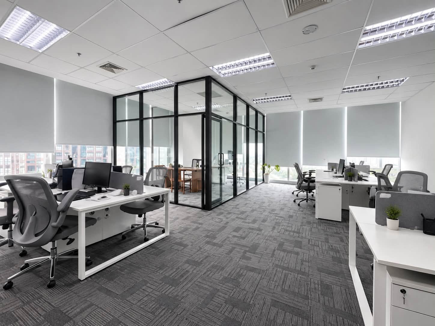 ให้เช่า OK Space @JL Tower พระราม 9 รามคำแหง 80ตรม พื้นที่สำนักงานตกแต่งพร้อมเฟอร์นิเจอร์ ใกล้แอร์พอร์ตลิงค์ รามคำแหง Foodland รามคำแหง