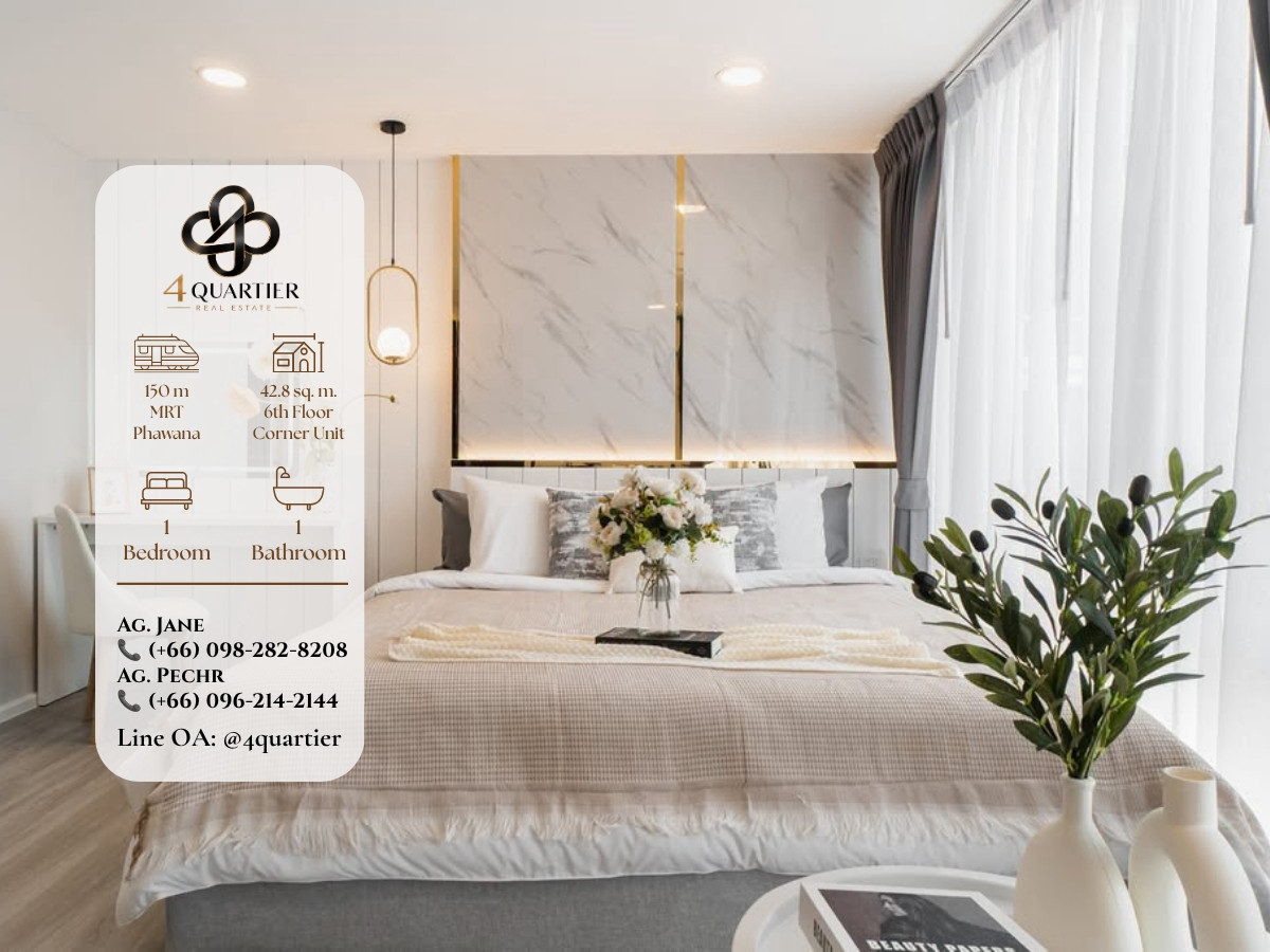📍เพียง 150 เมตร จาก MRT สายสีเหลือง สถานีภาวนา🏡 The Raffle Ladprao 42 💵 ราคาขาย: 2,490,000 บาท  – รูปที่ 2