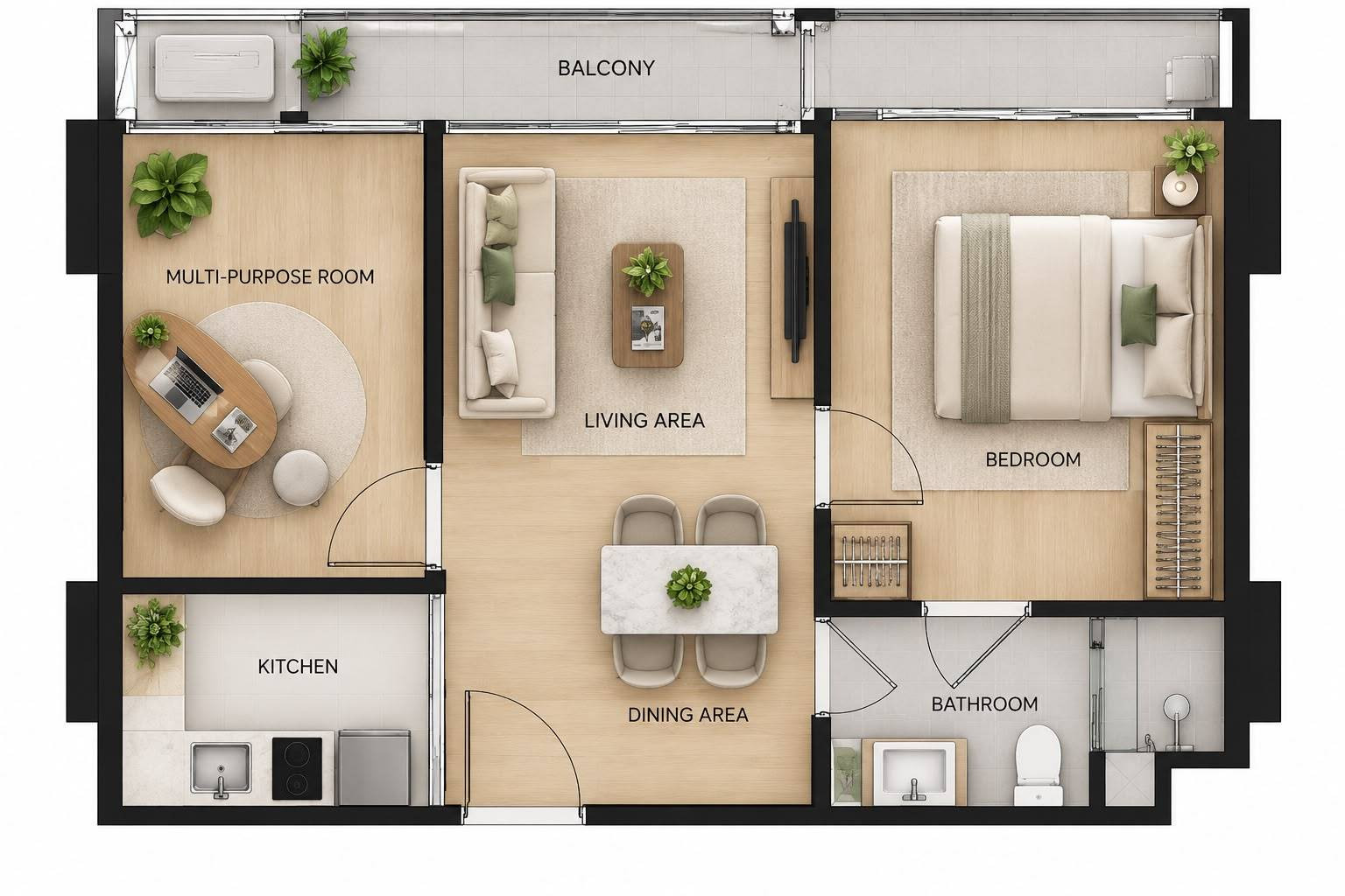 Valles HAUS for sale, 1 bedroom, 1 bathroom, Pet-Friendly Condo, pets allowed, in T77 Sansiri Community near BTS On Nut.