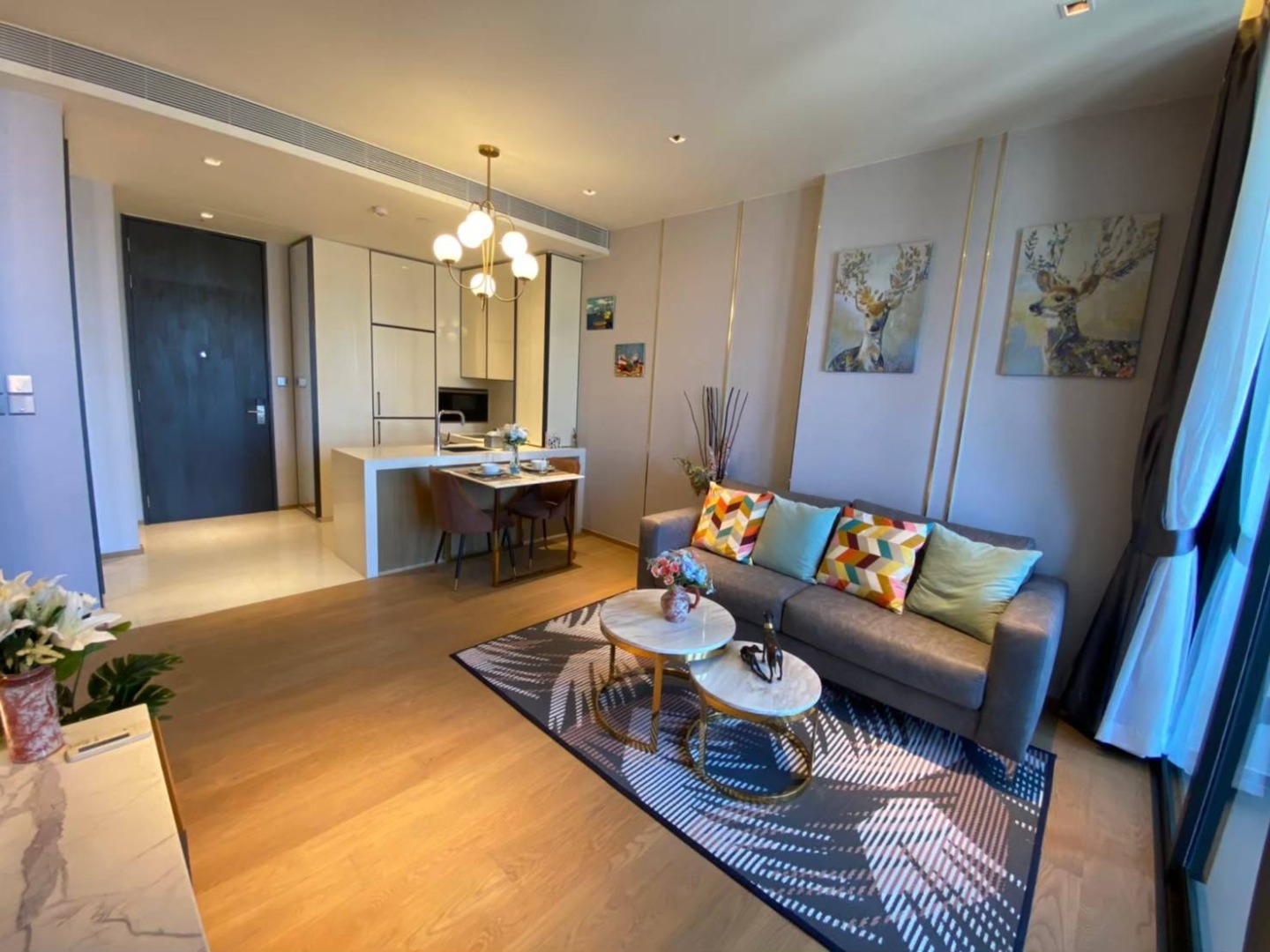 Luxury Condo ชั้น 23 | ห้องใหญ่ 58 ตร.ม. ใกล้ BTS ทองหล่อ | ให้เช่า 60,000 บาท/เดือน – รูปที่ 4