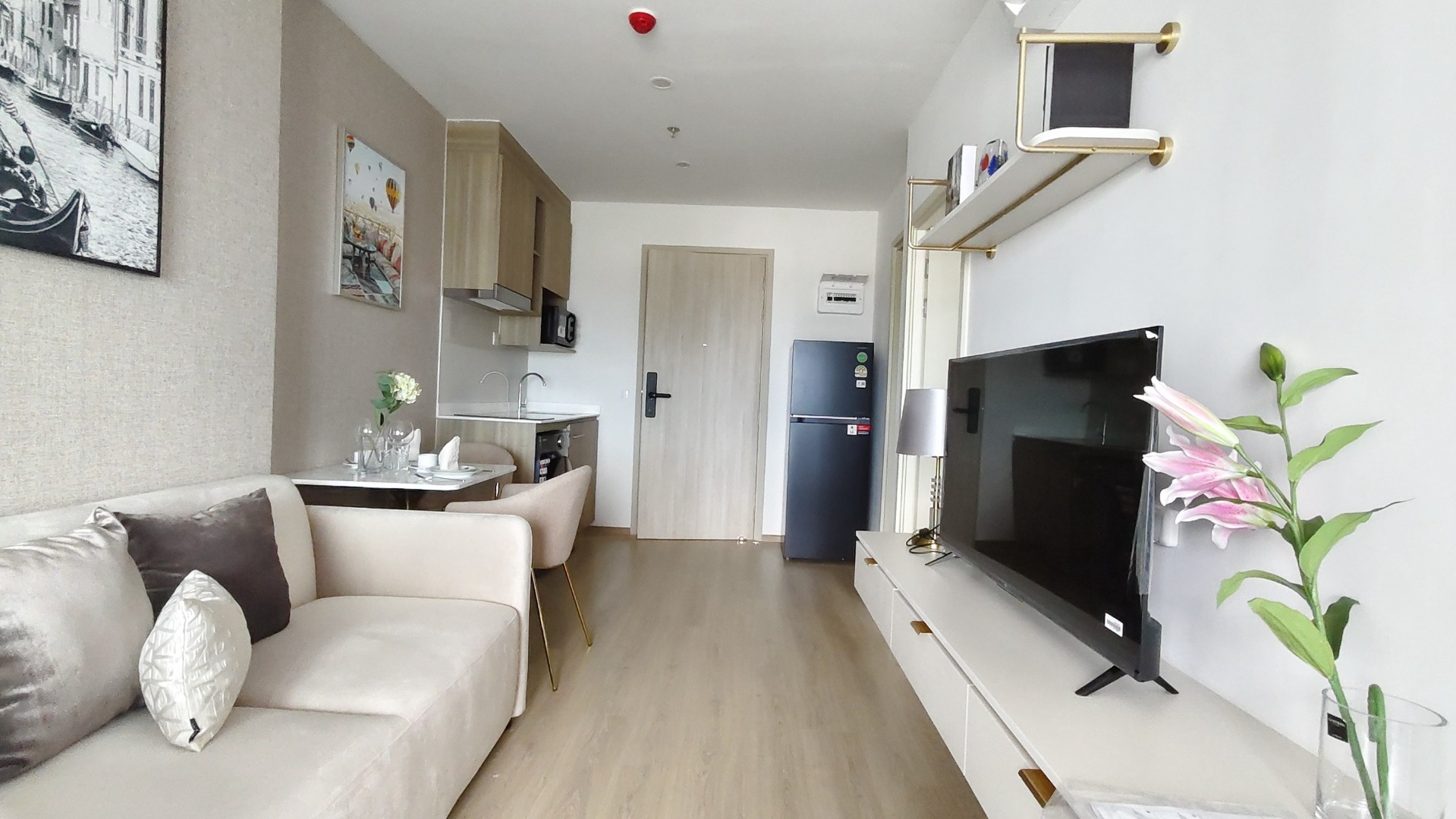 🔥 ห้อง Plus! ชั้นสูง! | Life Rama 4 - Asoke | 1 Bedroom Plus, 1 Bathroom | 35 ตร.ม. | ชั้น 20 | เพิ่มพื้นที่ใช้สอยสำหรับทำงานหรือพักผ่อน | ทำเลพระราม 4 เชื่อมต่ออโศกและสุขุมวิท | 32,000 บาท/เดือน – รูปที่ 2