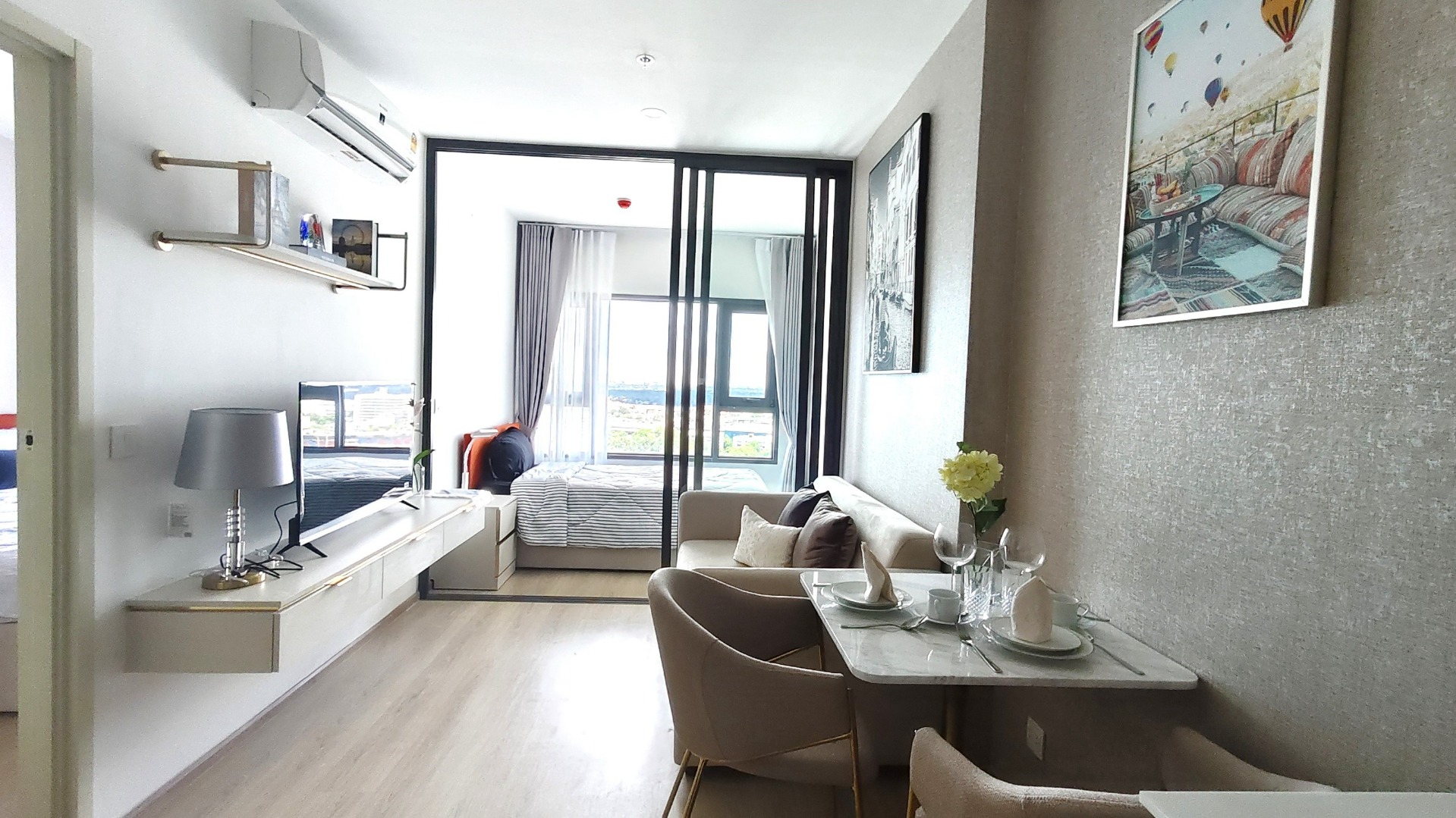 🔥 ห้อง Plus! ชั้นสูง! | Life Rama 4 - Asoke | 1 Bedroom Plus, 1 Bathroom | 35 ตร.ม. | ชั้น 20 | เพิ่มพื้นที่ใช้สอยสำหรับทำงานหรือพักผ่อน | ทำเลพระราม 4 เชื่อมต่ออโศกและสุขุมวิท | 32,000 บาท/เดือน