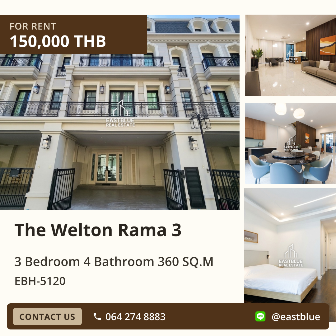For Rent: Luxury Townhome The Welton Rama 3 – Spacious & Family-Friendly