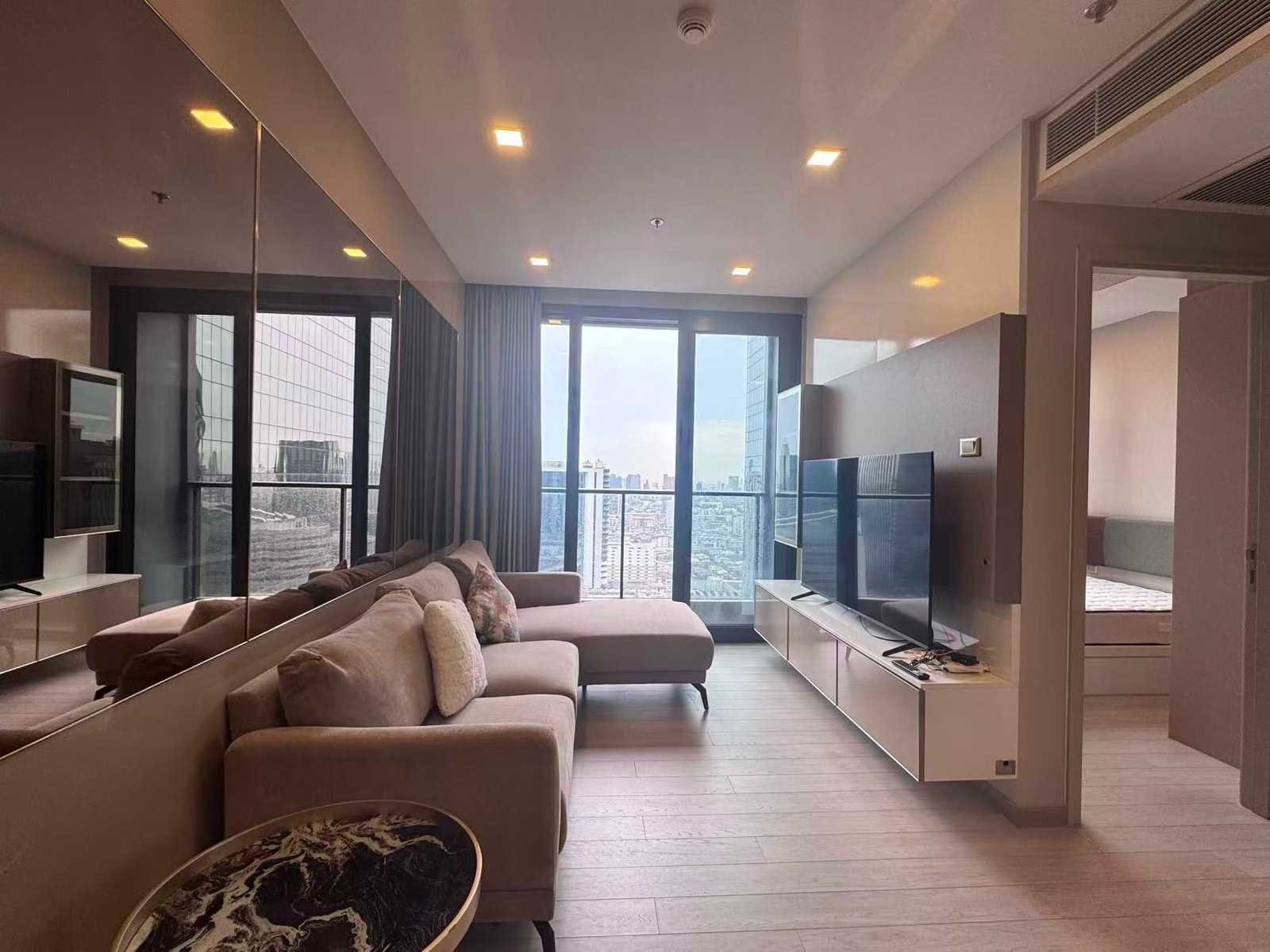One9five 2bedroom 2bathrom for rent,High flool with unblock view. – รูปที่ 4