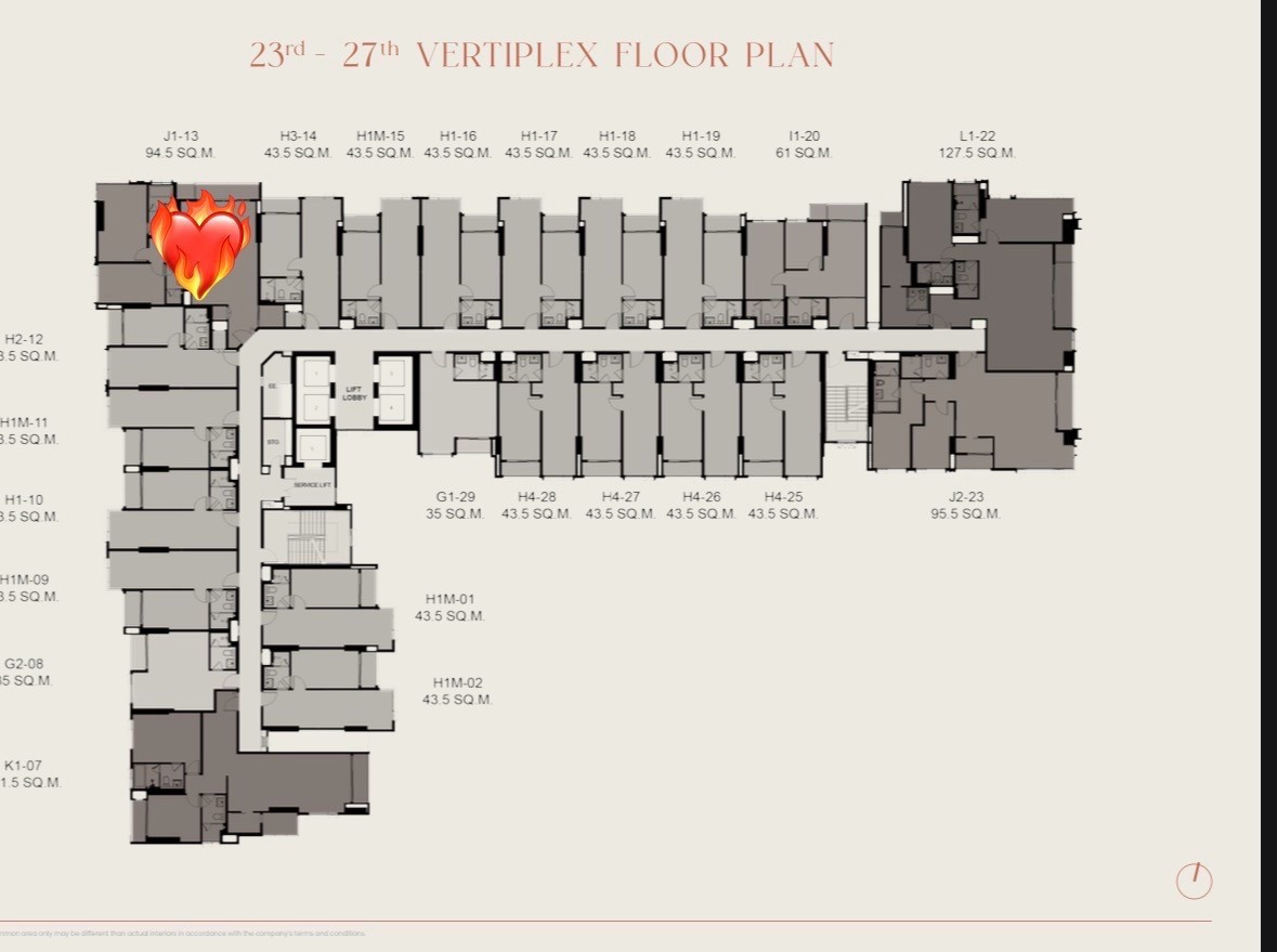 ❤️‍🔥Rare Unit 2 Bed Vertiplex 94.5 Sqm 23,000,000 Contact 080-8895229❤️‍🔥