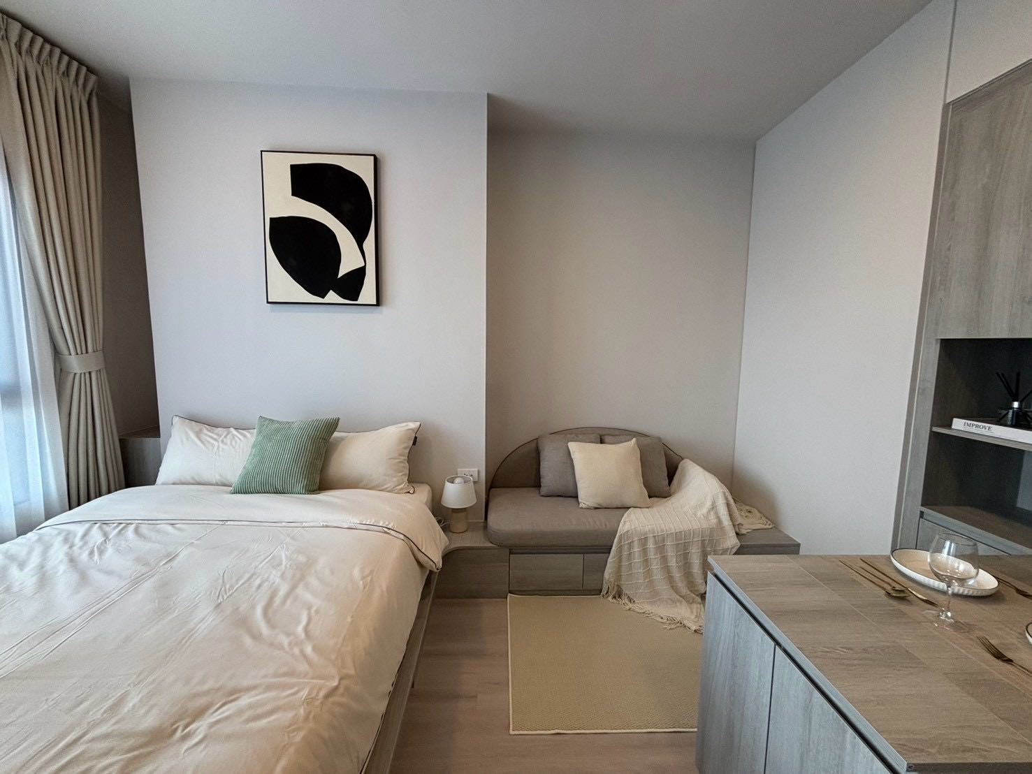 For Rent COBE Ratchada-Rama 9 Studio Near MRT Rama 9 – รูปที่ 3