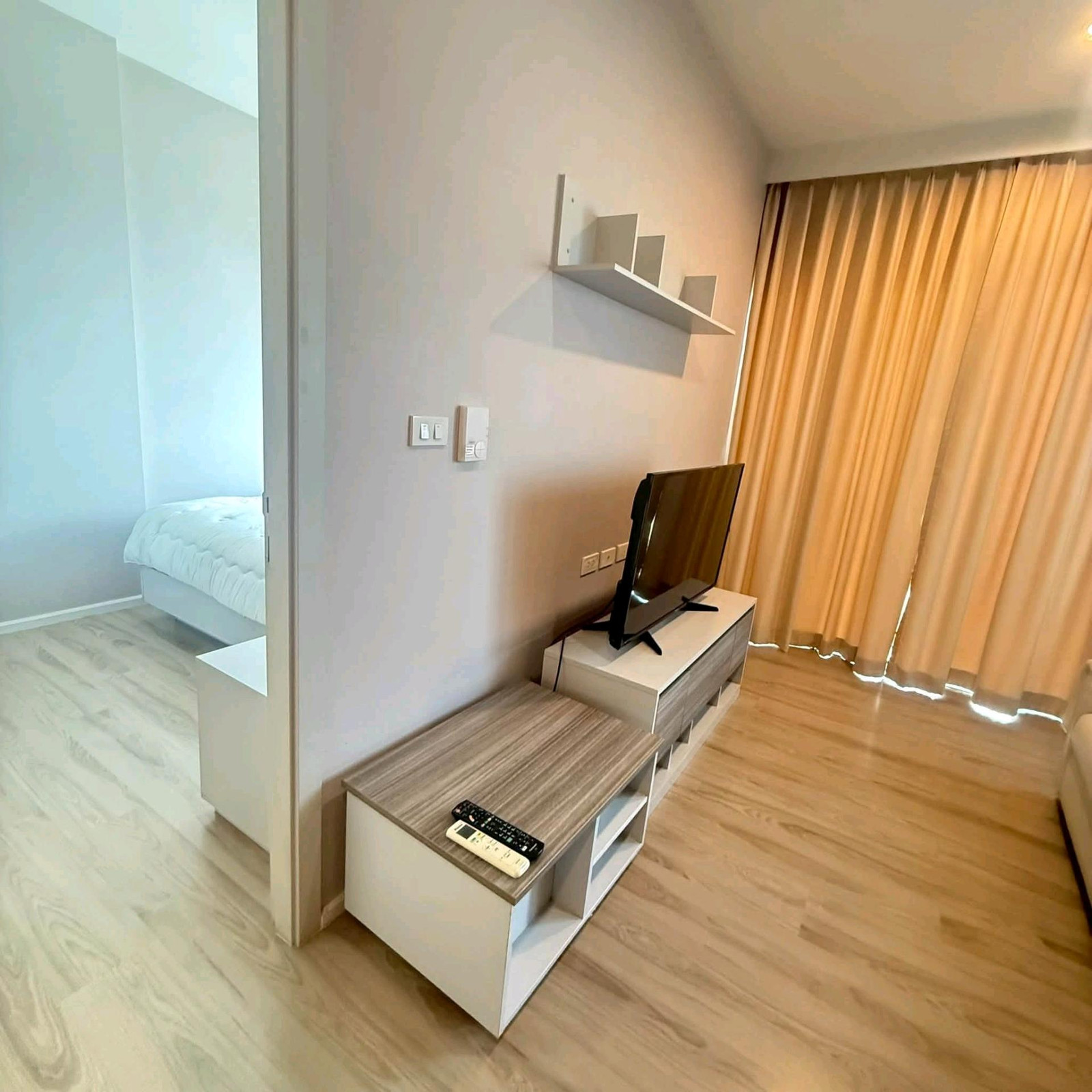 ให้เช่า AMBER CONDO ใกล้🚇 MRT แยกติวานนท🛍️ พันธุ์ทิพย์ งามวงศ์วาน🛏️ 1 ห้องนอน➕ ห้องมุม มีพื้นที่ใช้สอยส่วนเพิ่มประมาณ 4.8 ตร.ม. – รูปที่ 3
