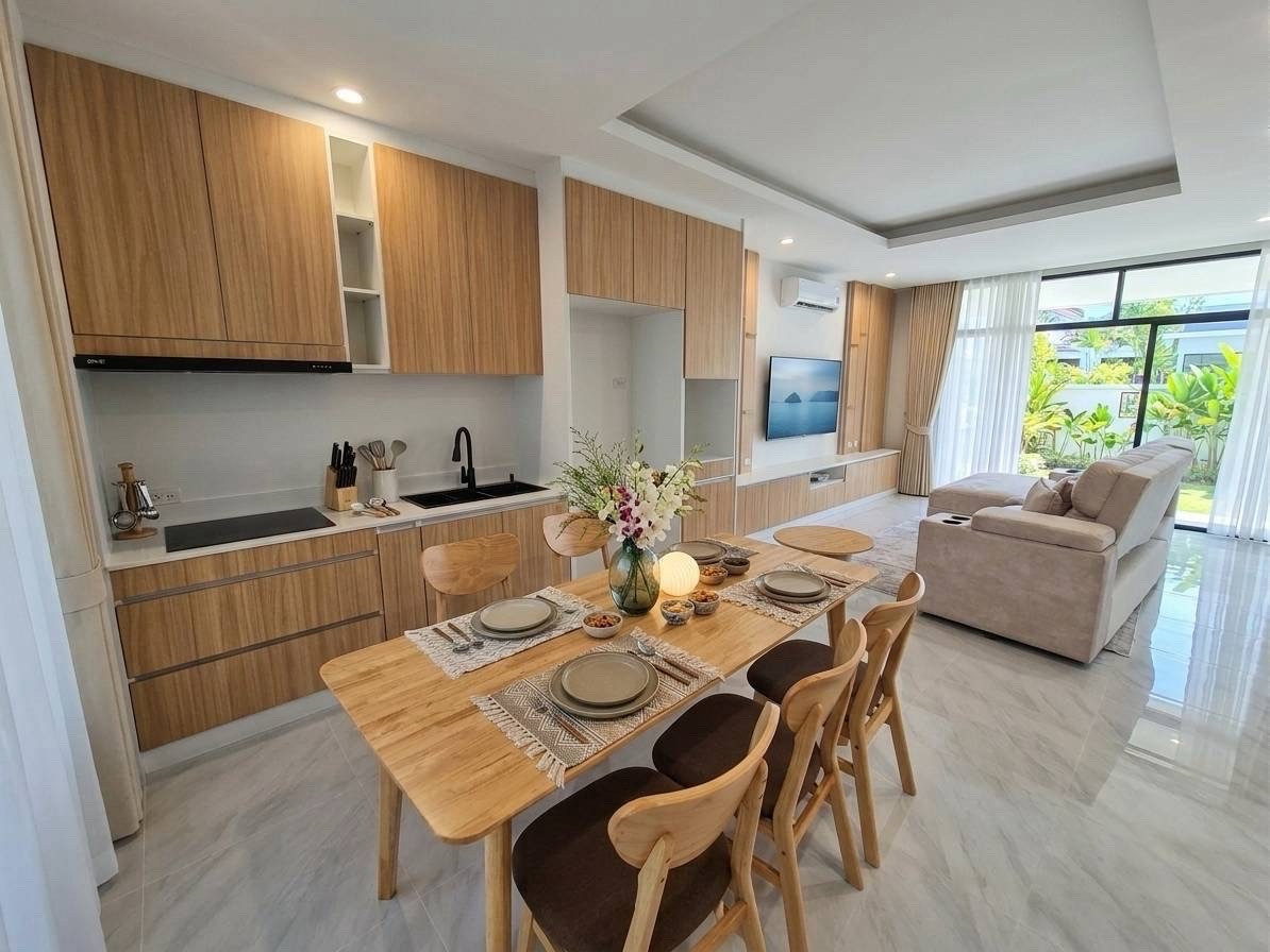 🟢 2-story detached house for rent, modern, luxurious design. Located in the heart of the city, Punnawithi area (Sukhumvit 101), beautifully decorated with built-ins. Complete furniture and electrical appliances – รูปที่ 4