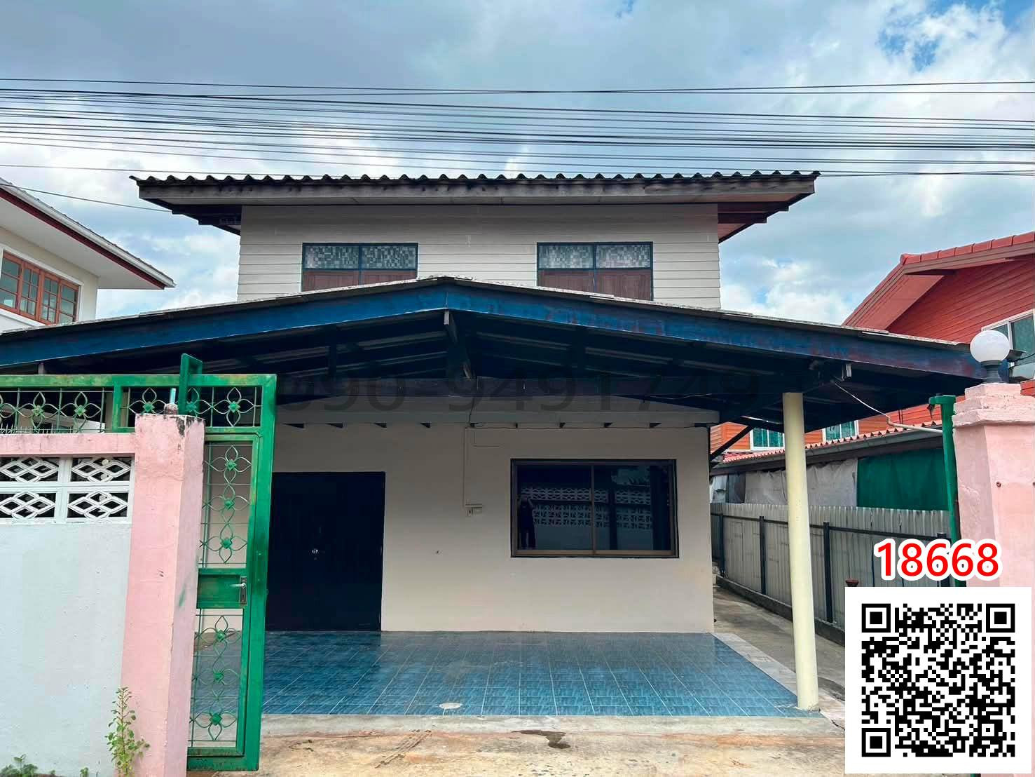 Single house for rent, along Khlong Phasi Charoen, North Side, Soi 13, Nong Khaem Subdistrict, Nong Khaem District.