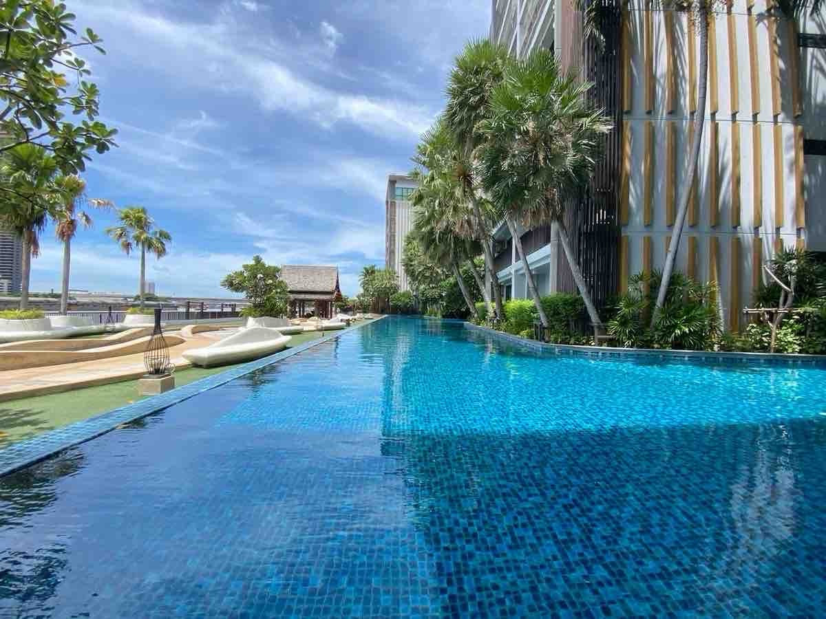 ให้เช่า คอนโด Metro Luxe Riverfront รัตนาธิเบศร์ ห้องพร้อมอยู่ ใกล้ MRT ไทรม้า วิวสระน้ำ ให้feel เหมือนได้พักผ่อนอยู่ที่รีสอร์ต – รูปที่ 2