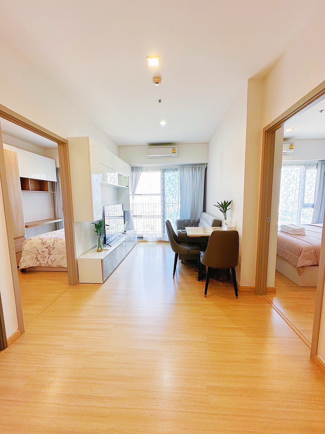 ให้เช่าด่วนคอนโด 2 ห้องนอน Whizdom Connect Sukhumvit  ใกล้รถไฟฟ้า BTS ปุณณวิถี, ตึกทรูดิจิตอล และ คลาวด์11 