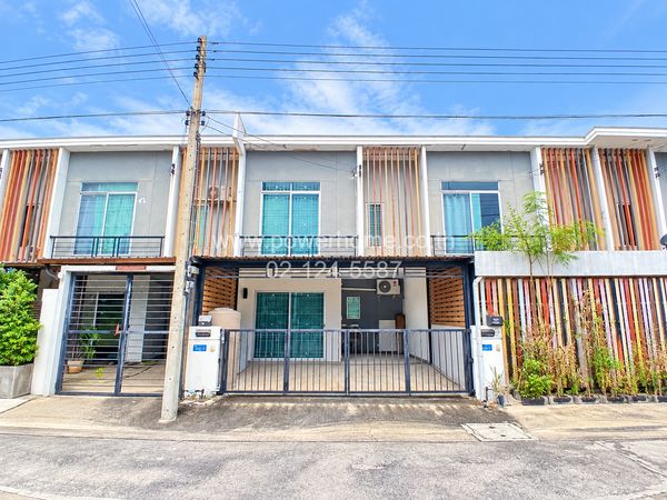 2-story townhouse, Pruksa Village 119, Rangsit Khlong 2, good location, near Future Rangsit Department Store.