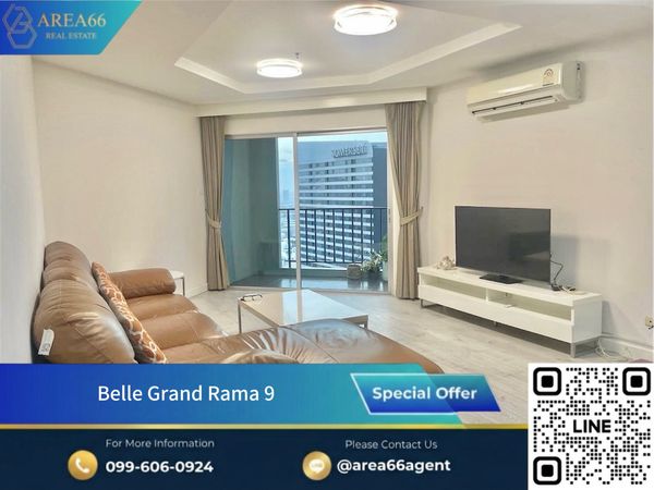 📍ปล่อยเช่าคอนโดน่าอยู่❗️ห้องว่างทำเลดี พร้อมให้คุณเข้ามาจับจอง Belle Grand Rama 9