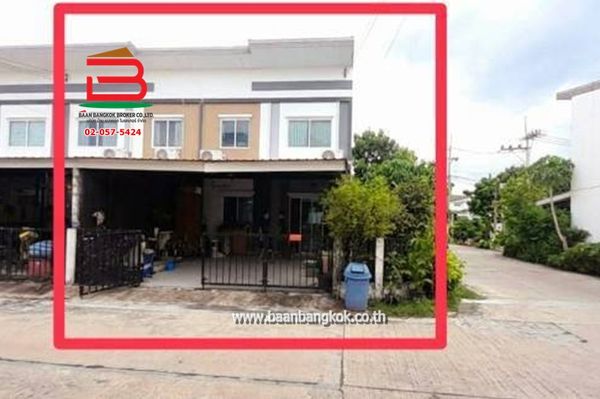 Townhome, Lio Bliss Village, Rangsit-Khlong Luang, area 28.9 sq m. (near Future Park and Spell), Khlong Luang Road, Khlong Song Subdistrict, Khlong Luang District. Pathum Thani Province