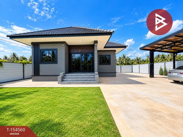 1-story detached house for sale, area 1 ngan, Amphawa, Samut Songkhram.