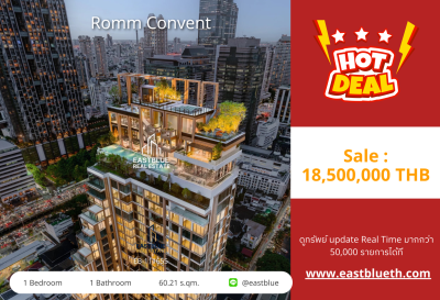 Romm Convent: Luxury 1-Bed Condo for Sale in Bangrak, Near BTS Sala Daeng 🏙️