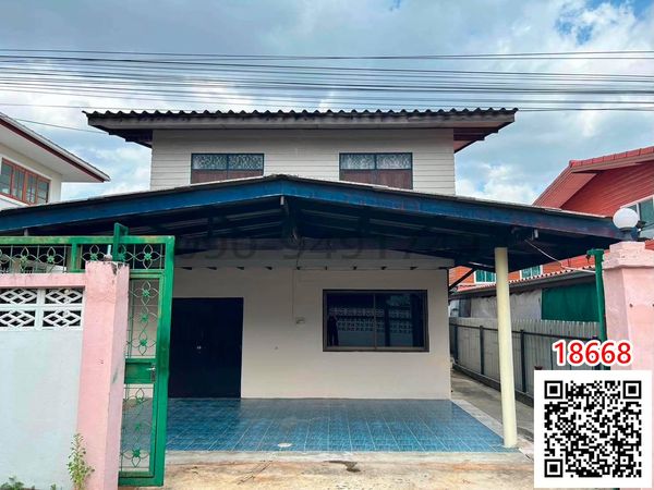 Single house for rent, along Khlong Phasi Charoen, North Side, Soi 13, Nong Khaem Subdistrict, Nong Khaem District.