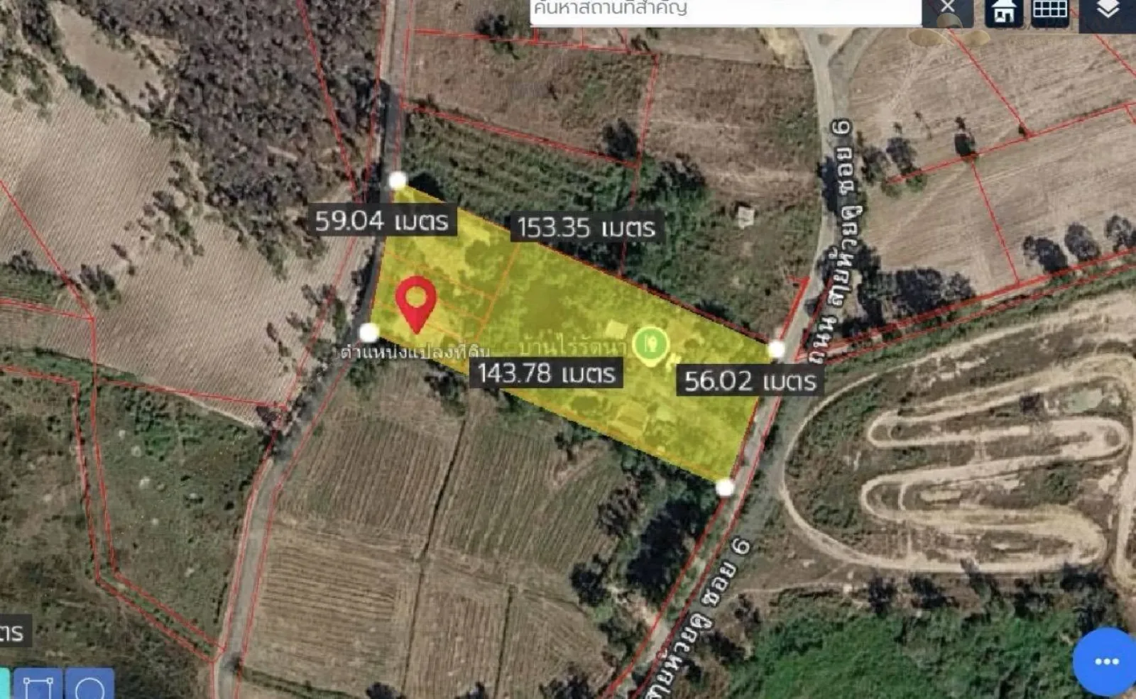 Prime Land for Sale in Takhian Tia – Huai Khoo Soi 6 Prime Land for Sale in Takhian Tia – Huai Khoo Soi 6