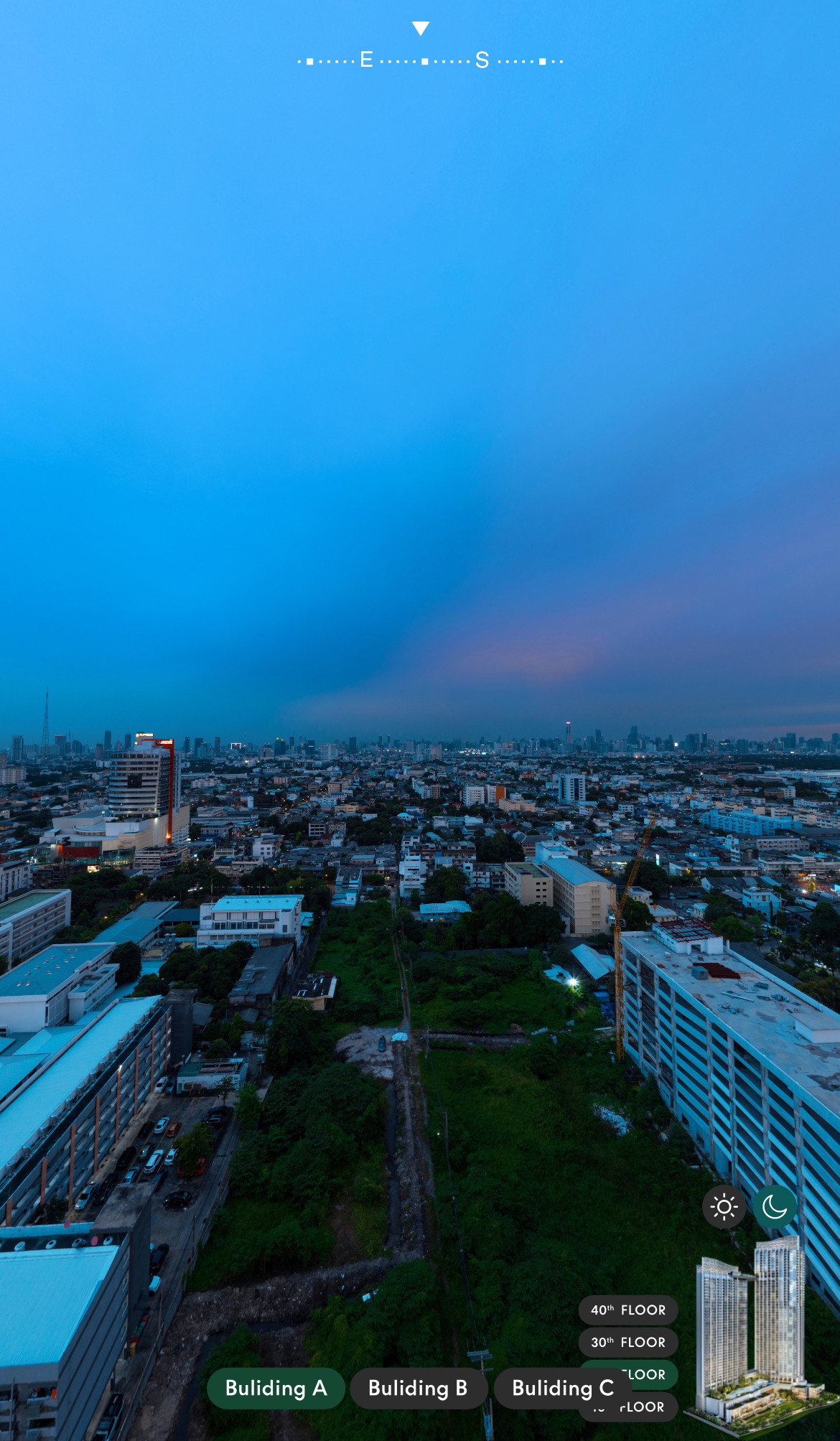 ให้เช่า/ขาย วันเวลา ณ เจ้าพระยา อาคาร A ชั้น 14 city view, 47.24 ตร.ม. – รูปที่ 3