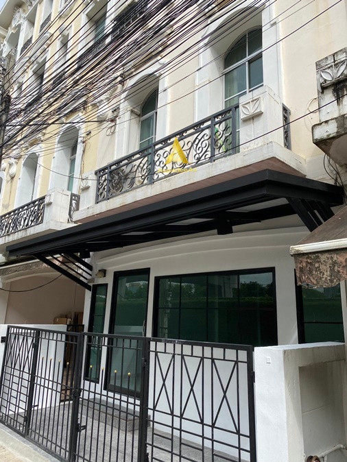 [AT657] Home office for rent, 4 floors, Baan Klang Muang Monte Carlo Ratchavipha, 400 sq m, pets allowed, company registration possible, walk 300m to MRT Wat Samian Nari. – รูปที่ 2