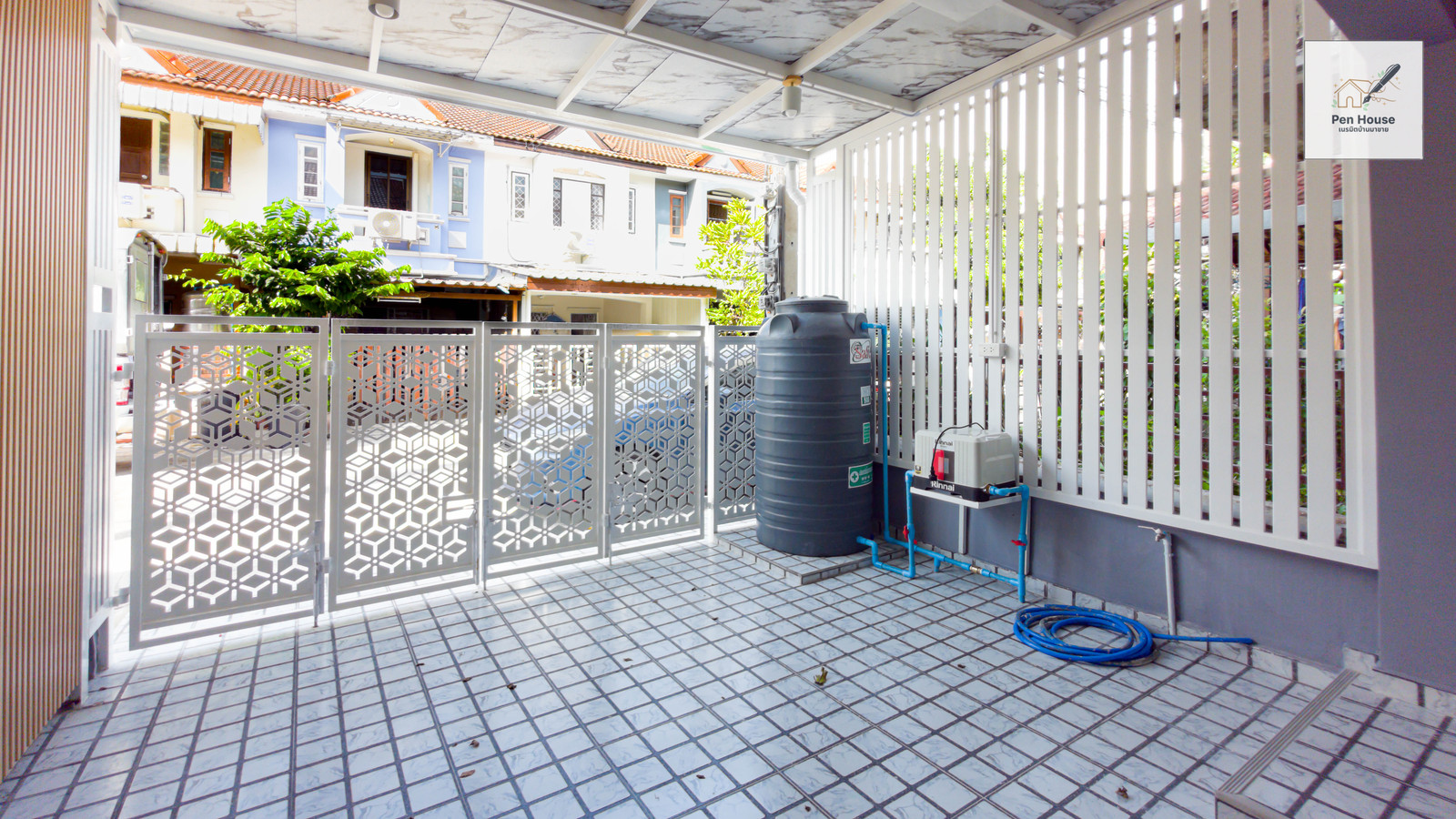 2-story townhouse for sale, KC Ramintra Village 1, Hathairat 39, 2 bedrooms, area 16 sq m, complete functions. – รูปที่ 3