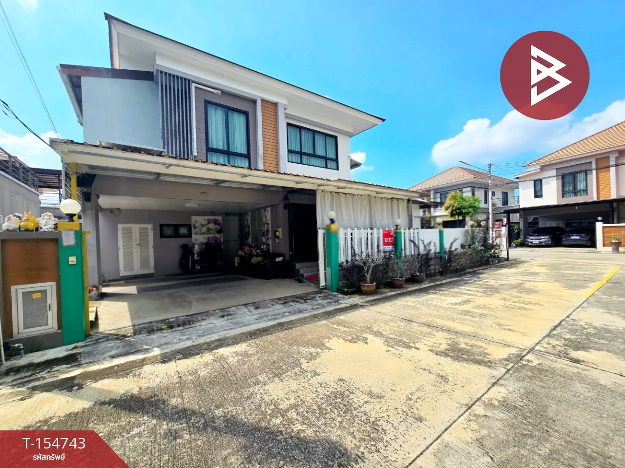 Single house for sale, area 76.4 square meters, Yusabai Village 8, Nakhon Pathom. – รูปที่ 2