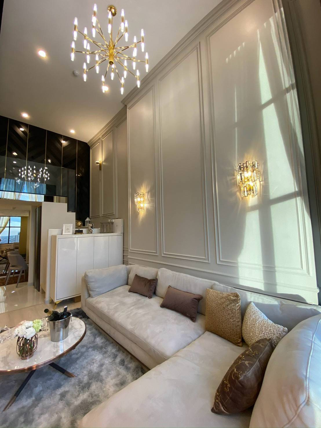 Rent Condo a duplex-style 2 bedrooms fully furnished. 