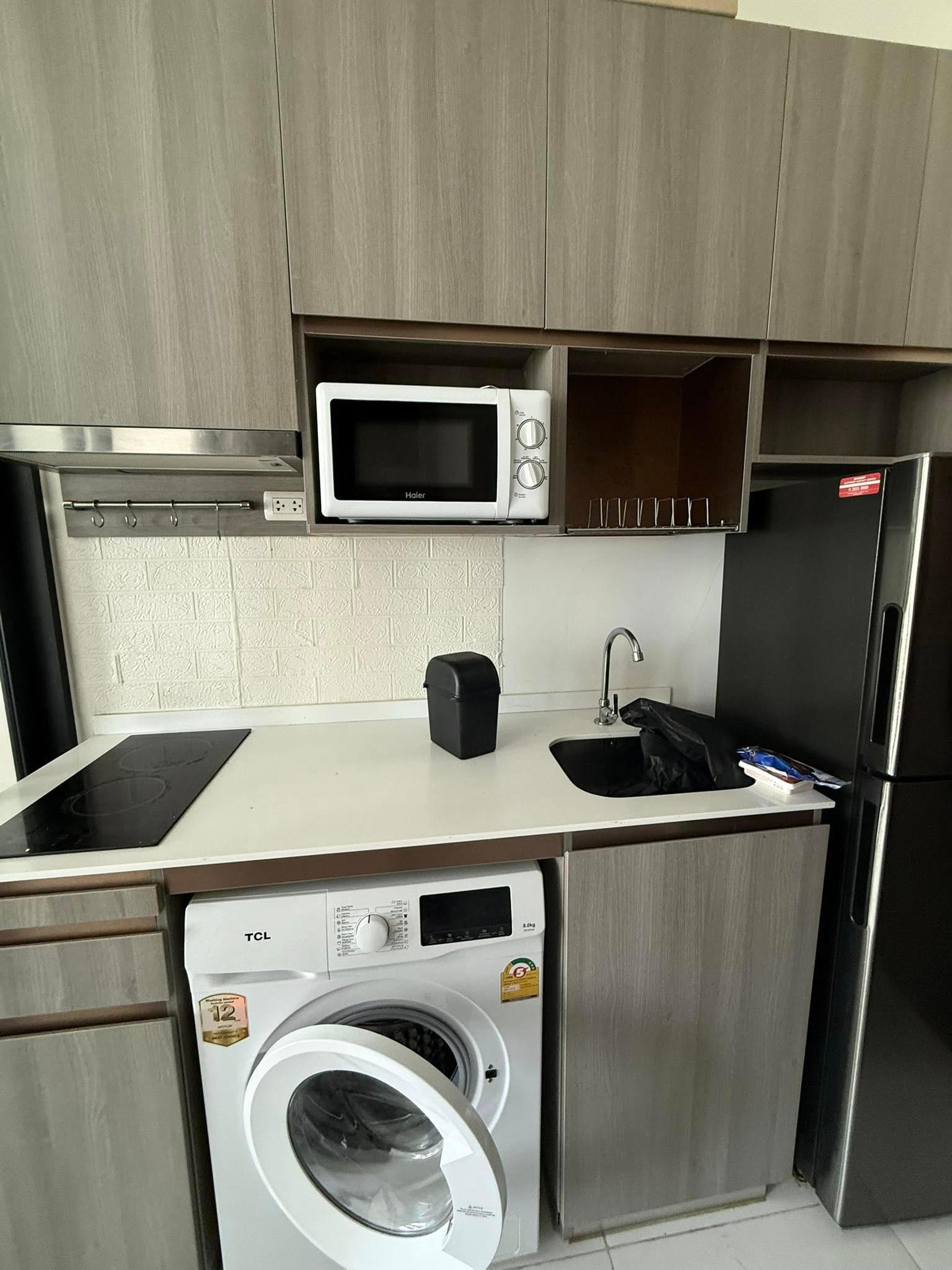 🏙️ For rent KNIGHTSBRIDGE PRIME ONNUT, 23rd floor room 🚆 away from BTS On Nut 💰 Rent 12,000 baht/month • Studio room size 23.01 sq m. – รูปที่ 4