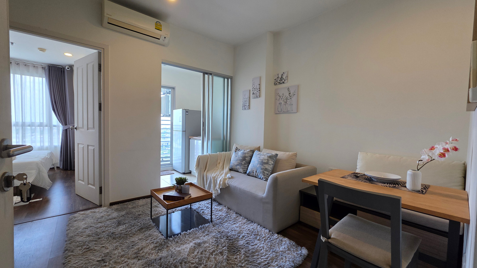 🔥 ห้องสวยสัดส่วนดี 1 Bed Couple 30.5 ตร.ม. U Delight รัชวิภา ตกแต่งพร้อมเข้าอยู่ ใกล้ BTS วัดเสมียนนารี! – รูปที่ 4