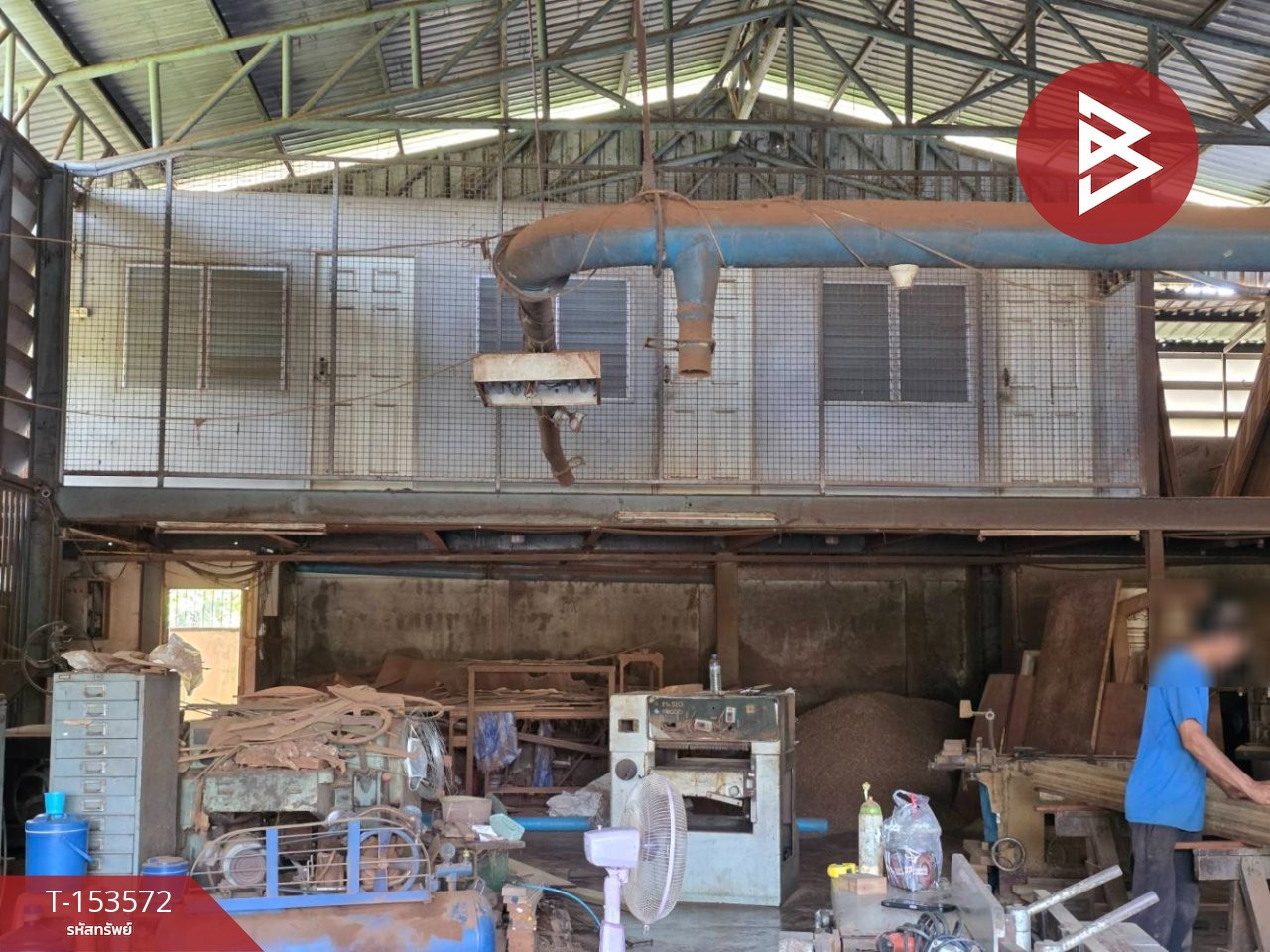 Warehouse for rent with storage building, area 68 sq m, Ayutthaya, good location on Rojana Road. – รูปที่ 4