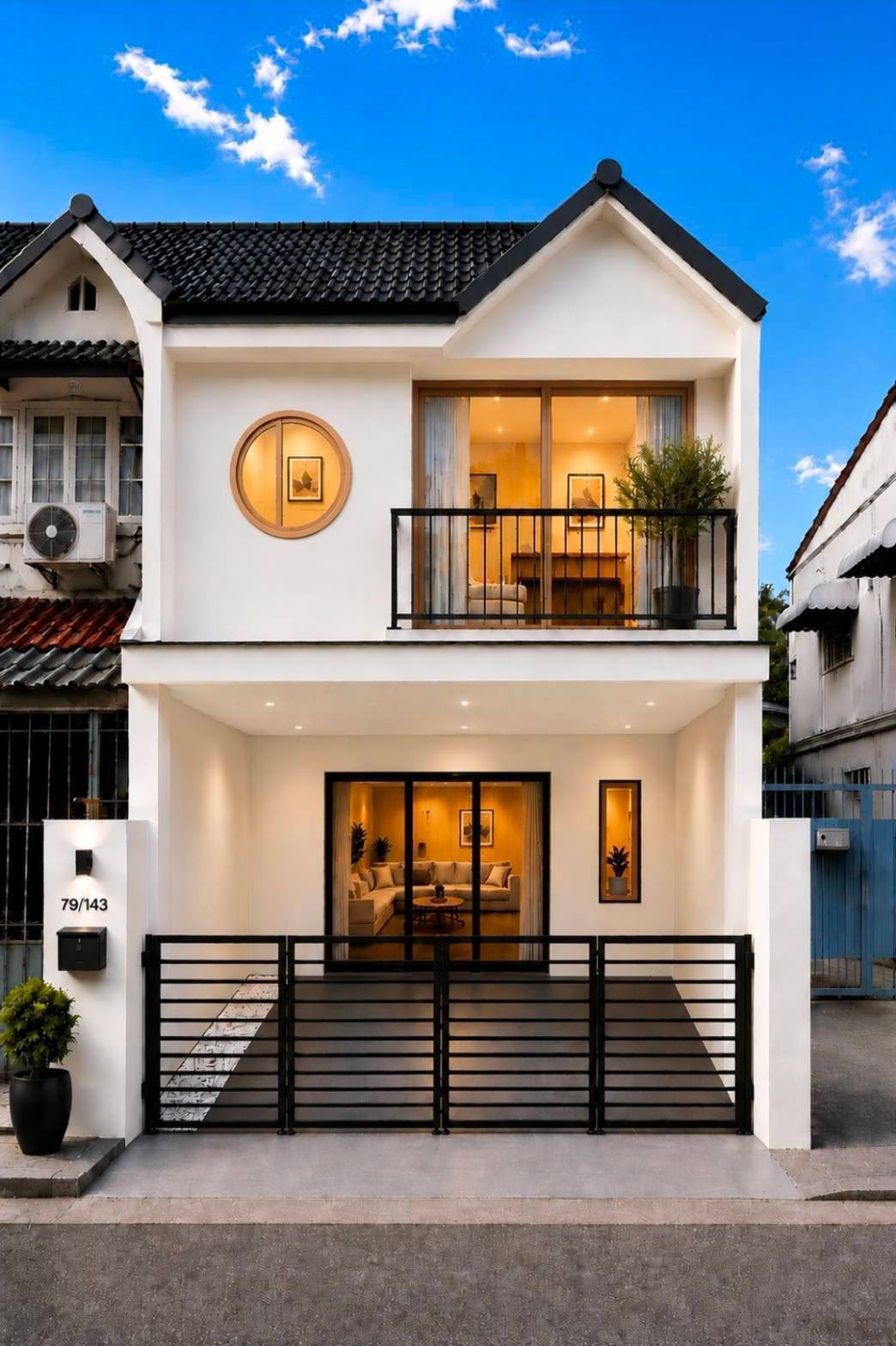 Newly decorated townhouse in Charan Ratchaphruek area, beautiful, good value for money, Charan Villa 4 Village.