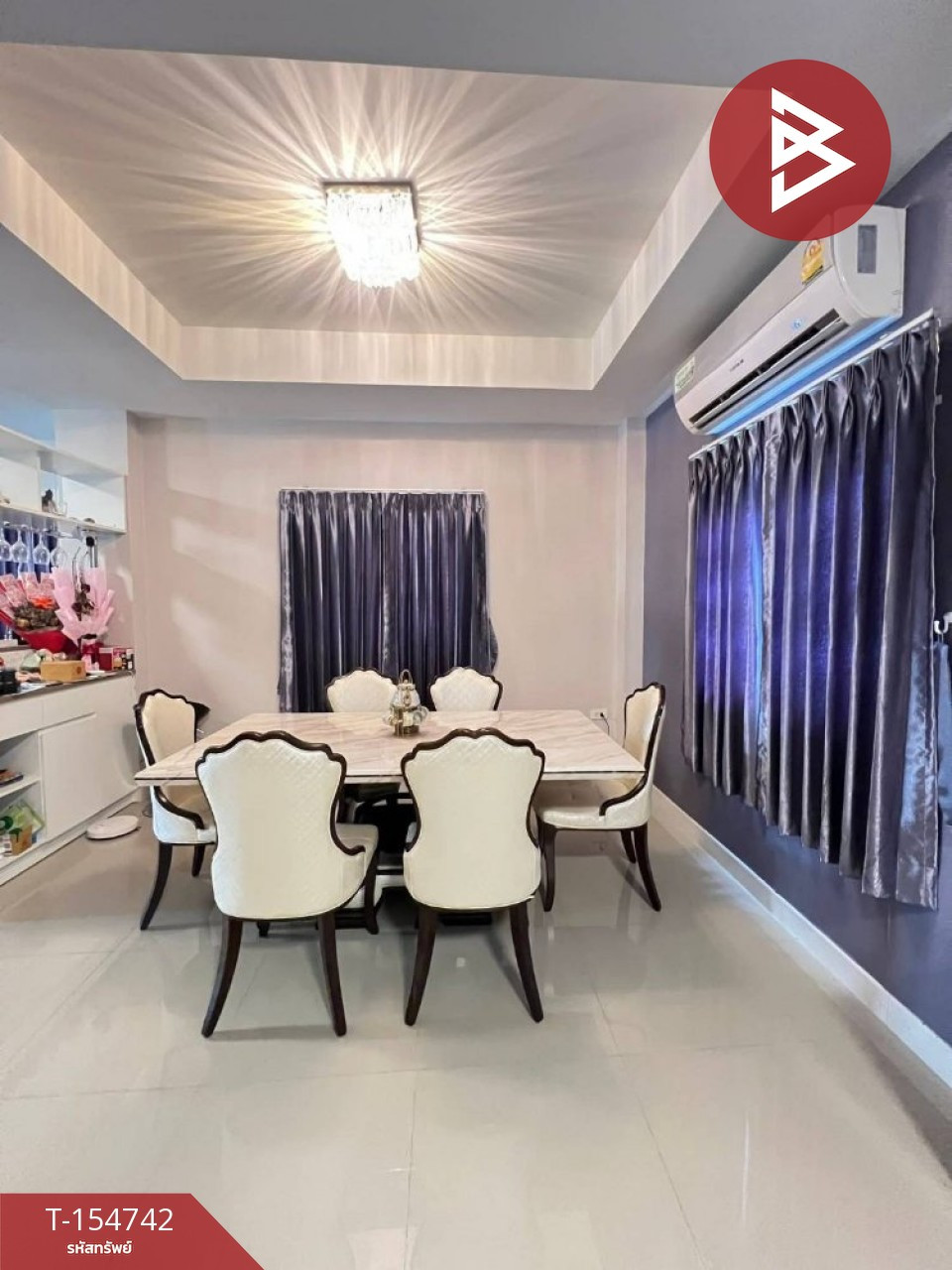 ขายบ้านเดี่ยว เนื้อที่ 60.2 ตารางวา หมู่บ้านอยู่สบาย นครปฐม – รูปที่ 3